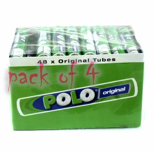 NESTLE POLO ORIGINAL MINTS TUBE OPAKOWANIE 48 SZTUK × 34g