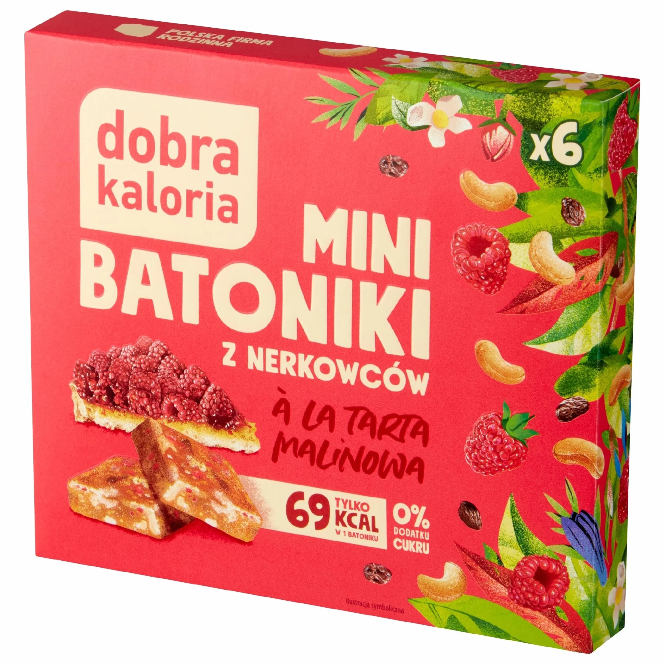 Dobra Kaloria Mini Batoniki Tarta Malinowa 102 g