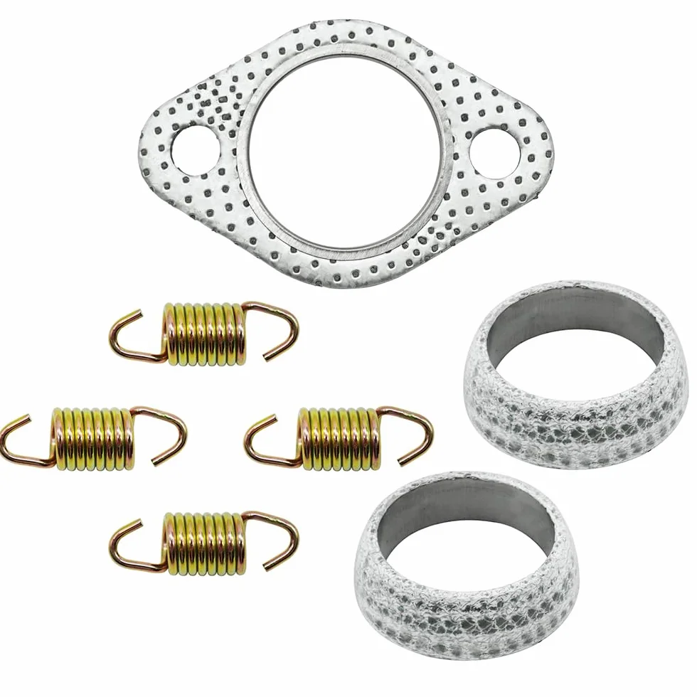 Uszczelka do t?umika wydechowego, zestaw do konwersji do Polaris Scrambler 500 Sportsman 400 450 500 2001-2014 Ranger 400 425 500 Zestaw uszczelek tłumika z sprężyną