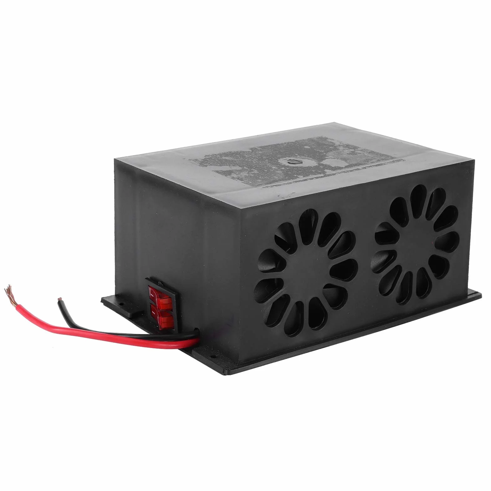 Ogrzewacz Samochodowy, 12V 600W Podgrzewacz Samochodowy 2 Otwory Przenośny Zimowy Szybkie Ogrzewanie Cieplej Usuwanie Szronu Bezgłośne Uniwersalne
