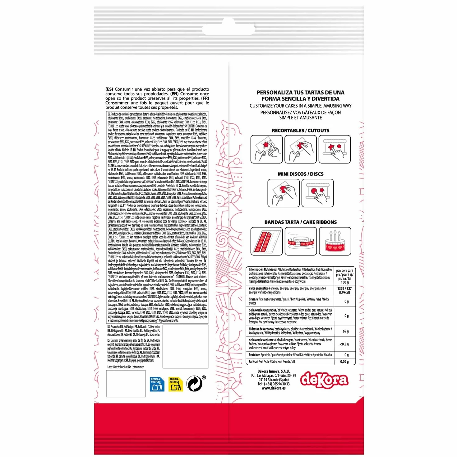 Dekoracje Do Ciast Na Dziecięce Urodziny - Mini Dyski Ze Stitchem 3,4 cm - Papier Spożywczy Na Ciasteczka, Babeczki, Torty