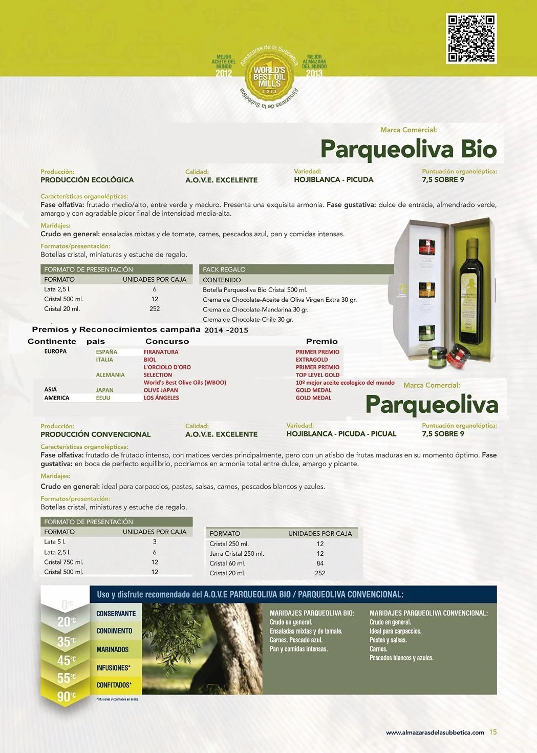 PARQUEOLIVA - Hiszpańska oliwa z oliwek z pierwszego tłoczenia (odmiany Hojiblanca i Picudo) – puszka 5 litrów