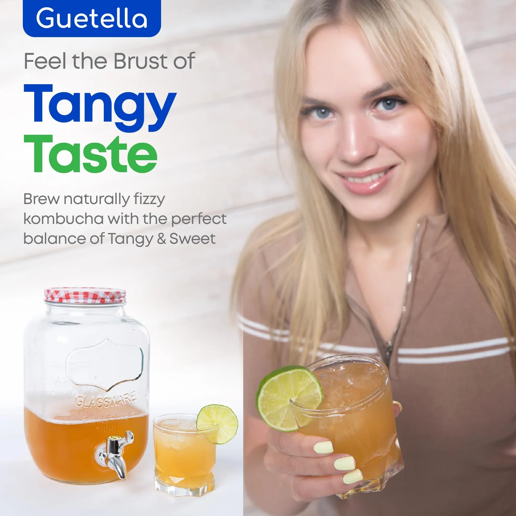 Organiczny Starter do Kombuchy – Płynna kultura do fermentowanej herbaty – Wegan – Wielokrotnego użytku