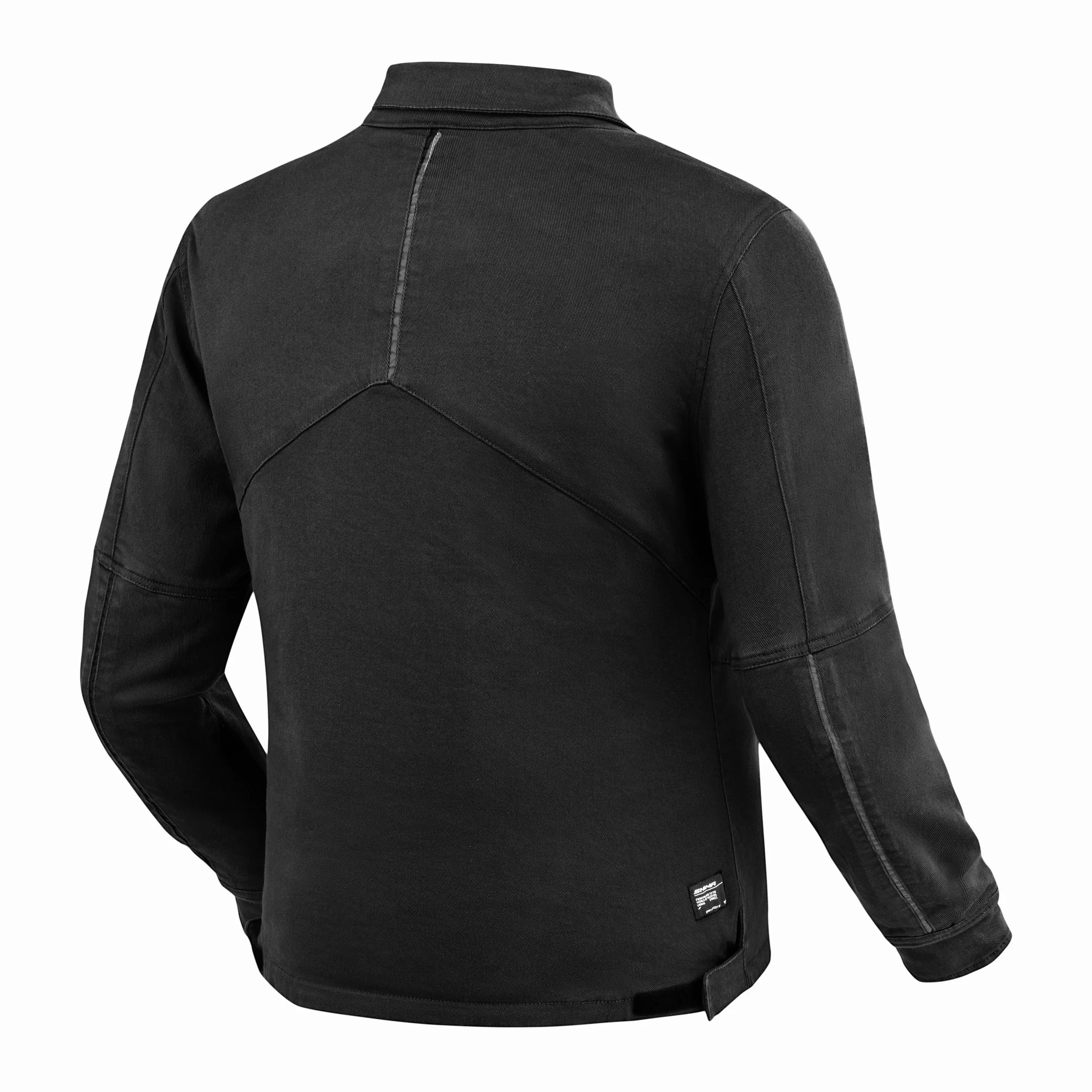 SHIMA Giro Kurtka motocyklowa męska z ochraniaczami AirForce, kurtka motocyklowa, ochrona ramion, łokci, kurtka tekstylna, rozciągliwa, kurtka ochronna, kurtka ochronna (męska, czarna, rozm. M)