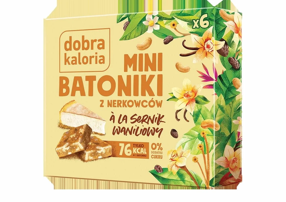 Dobra Kaloria Mini Batoniki Sernik Waniliowy 102g