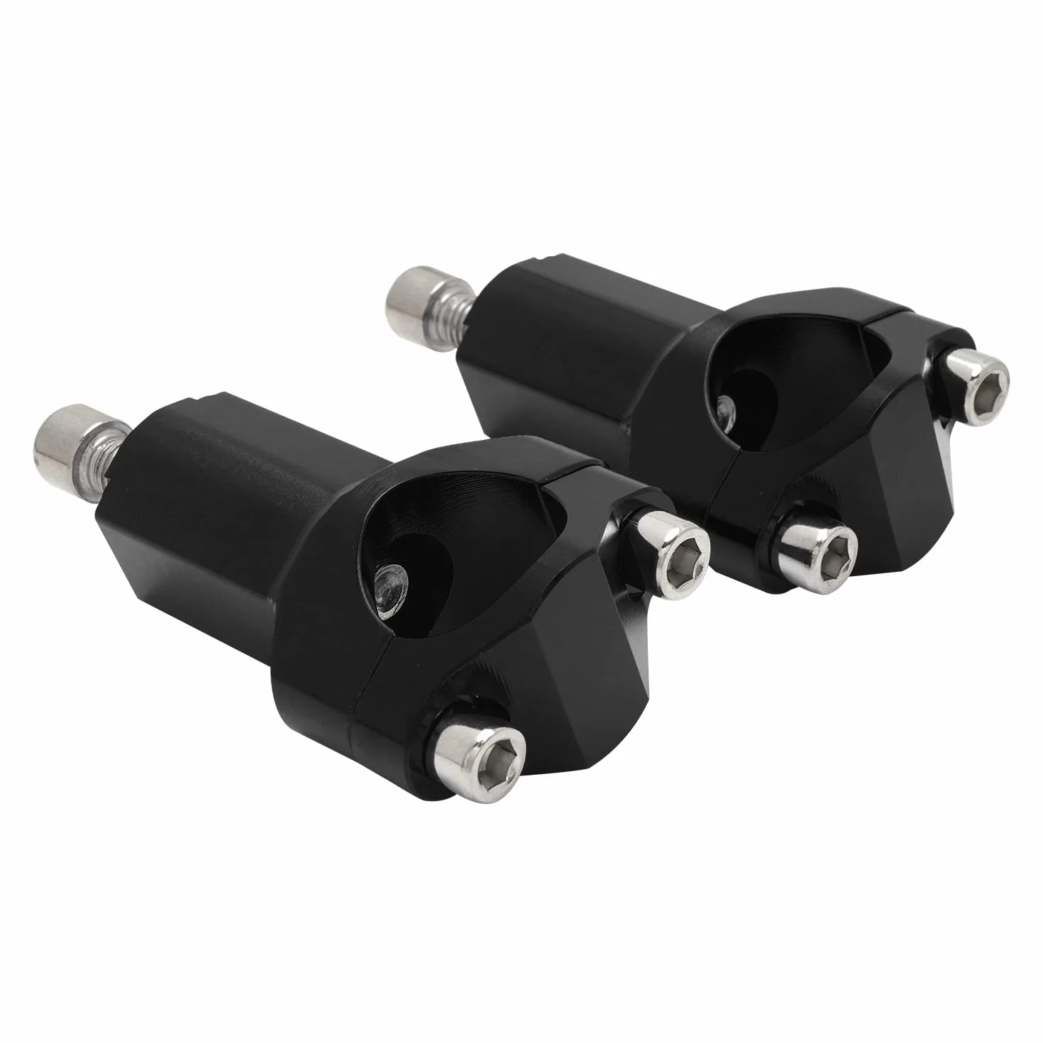 JFG RACING Risers na kierownicę motocykla 28 mm, zaciski na kierownicę CNC, zaciski do kierownicy 125-530 SX SX-F EXC XCW XCFW EXCF-czarne
