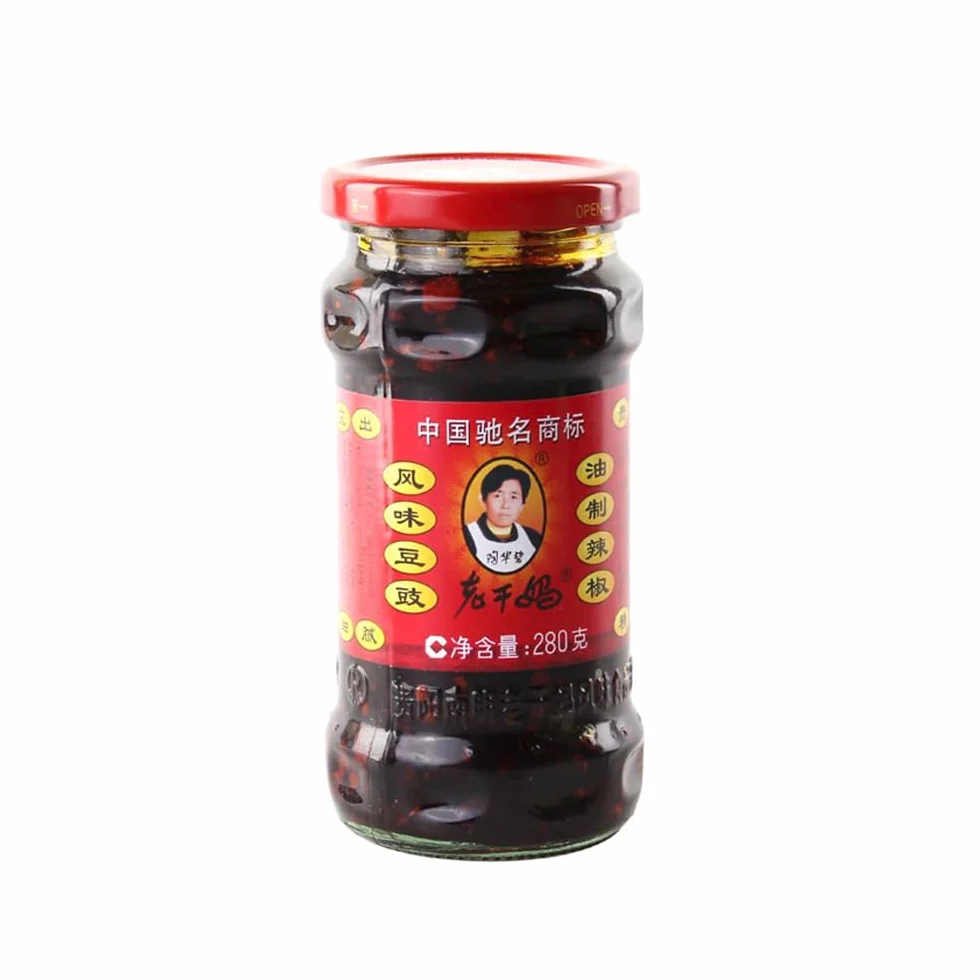 Lao Gan Ma Fermentowane czarne ziarna sojowe w oleju chili 280 g