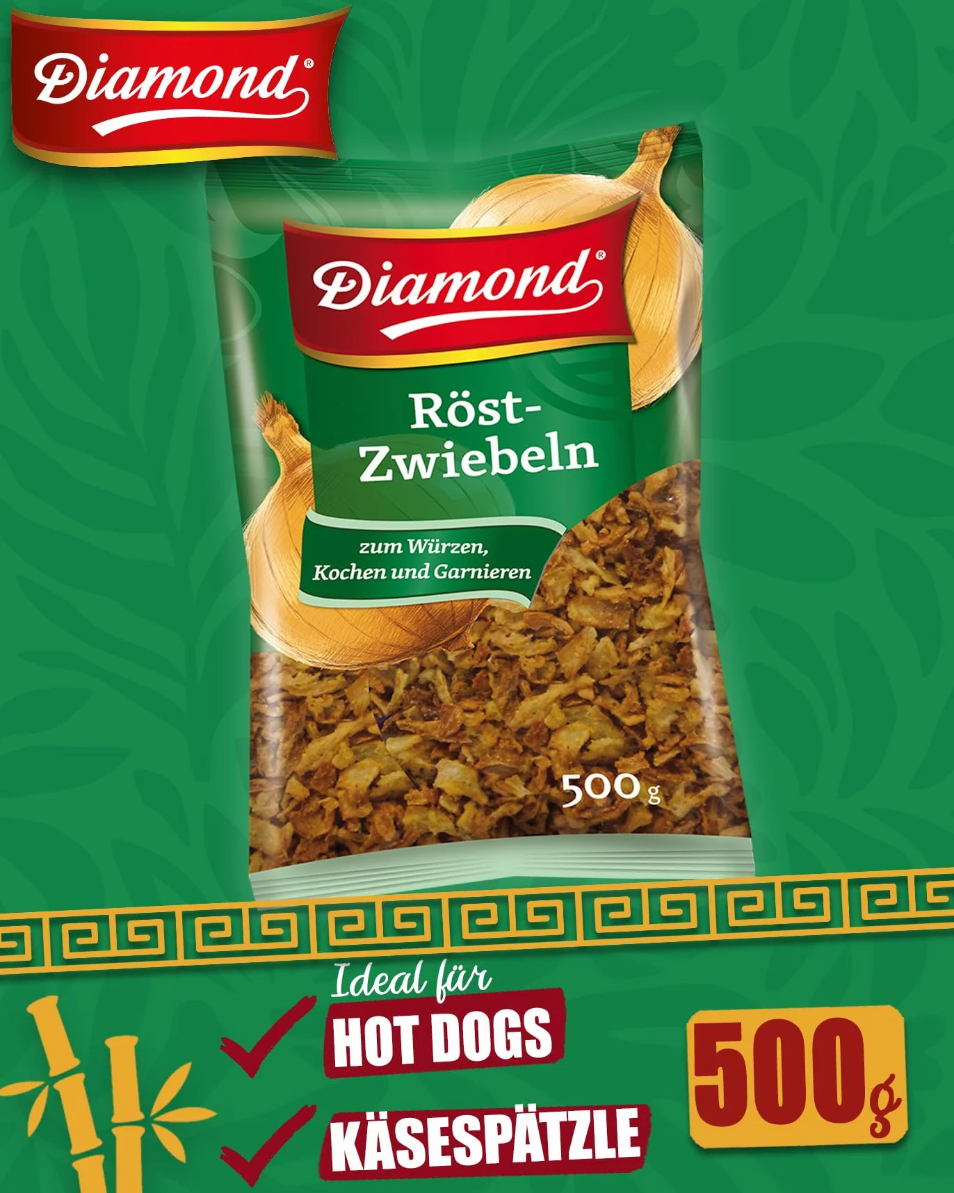 Diamentowa smażona cebula (1 x opakowanie 500 g)