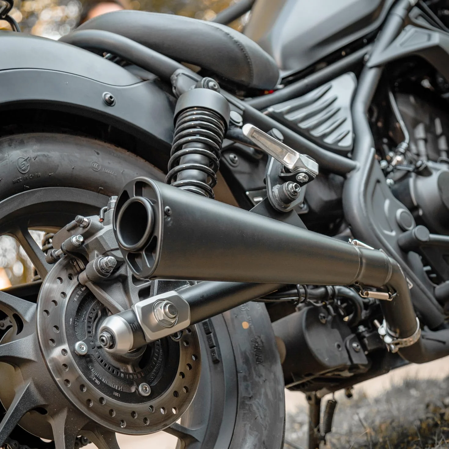tłumik wydechowy motocykla rura rurowa kompatybilna z H-onda CMX500 Rebel 500 2017 2018 2019 2020 2021 2022 CMX 500 Rebel rura wydechowa 17 18 19 20 21 akcesoria