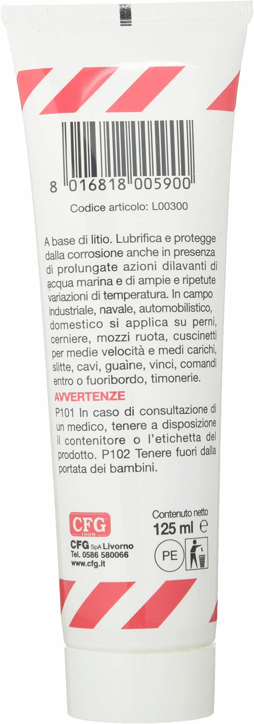 Rc2 Brand L00300 Tłuszcz Litowy, Biały, 125 ml