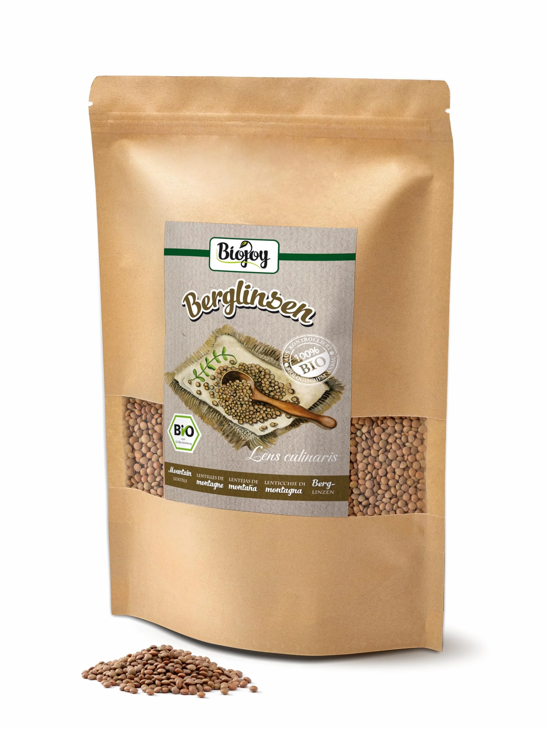 Biojoy BIO soczewica, brązowa (1,5 kg)