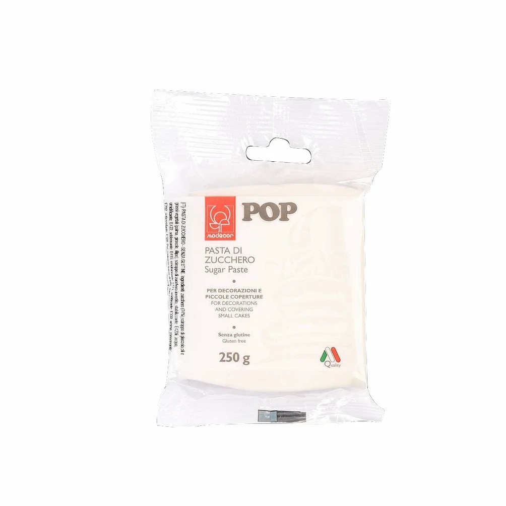 Pasta Di Zucchero Pop Bianco Candido 250g Modecor Masa cukrowa biała