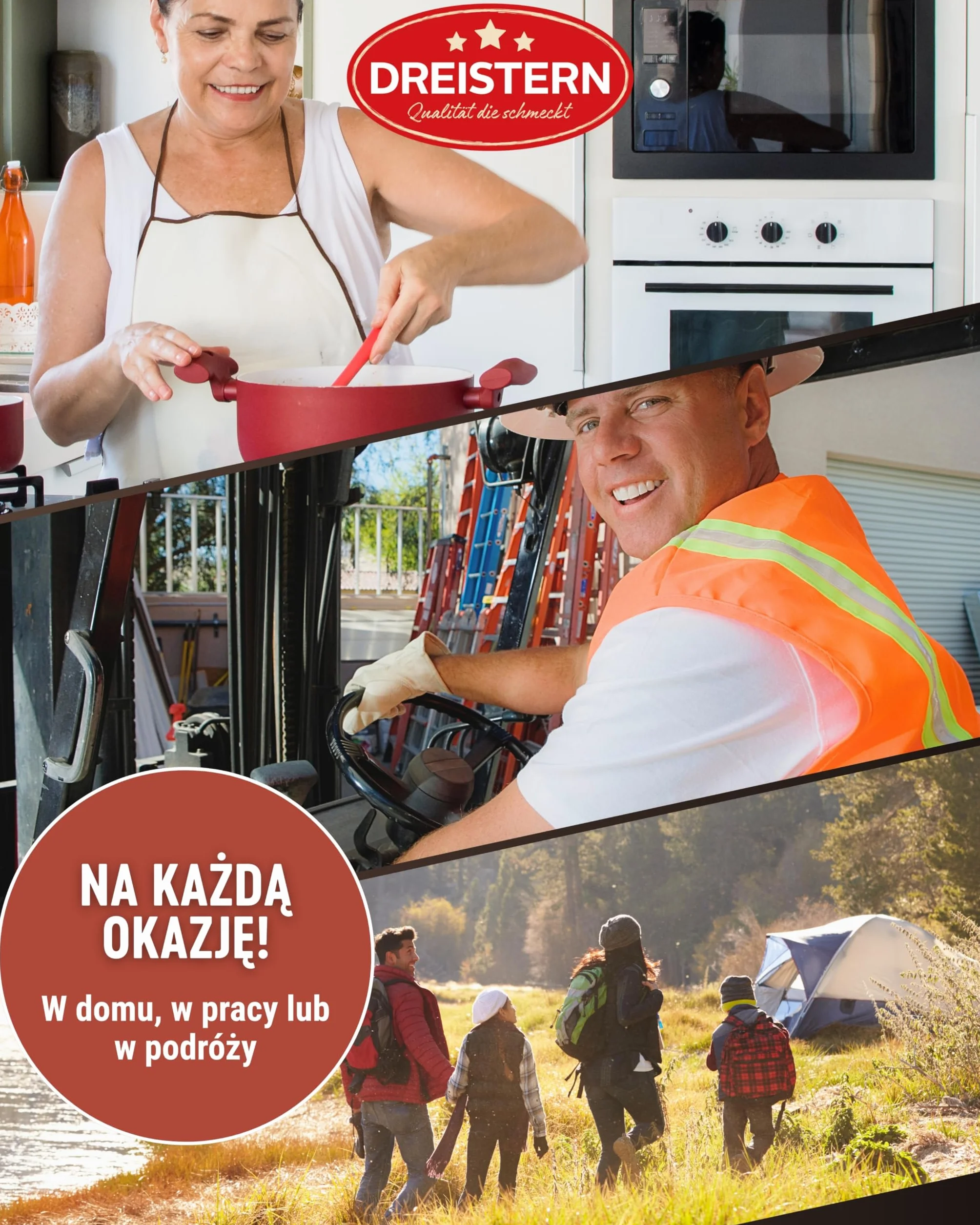 DREISTERN Zupa z Makaronem z Kurczaka z Warzywami, Gotowy Posiłek, Zupa z Makaronem z Kurczaka w Blaszanym Pudełku, Jakość, Która Dobrze Smakuje
