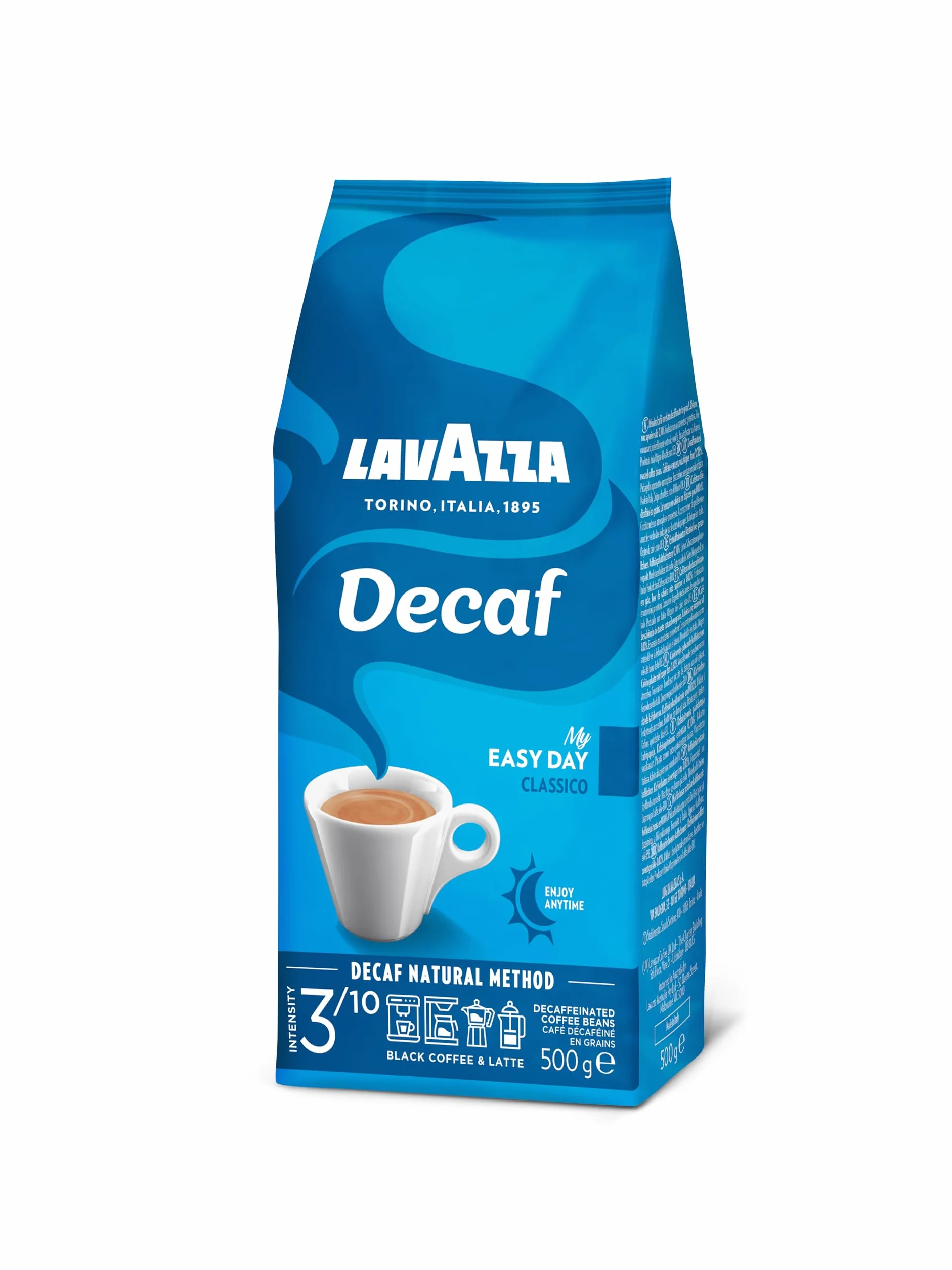 Lavazza Kawa Ziarnista, Crema Decaffeinato, 500 g