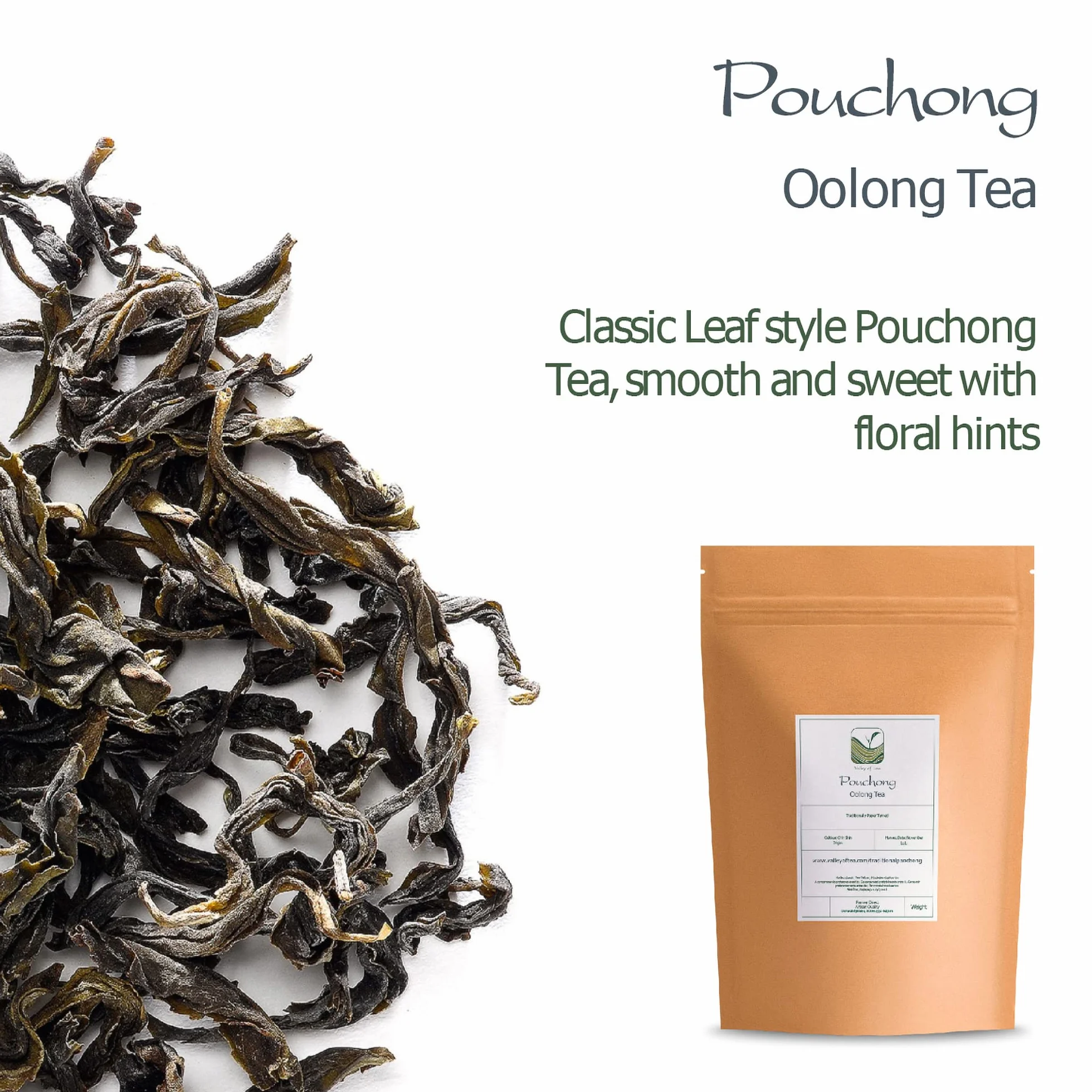 Wen Shan Pouchong Oolong Tea - Bao Zhong Traditional Tea Taiwan - Taiwanese Oolong Baozong - Pao Chong From Wenshang 100g