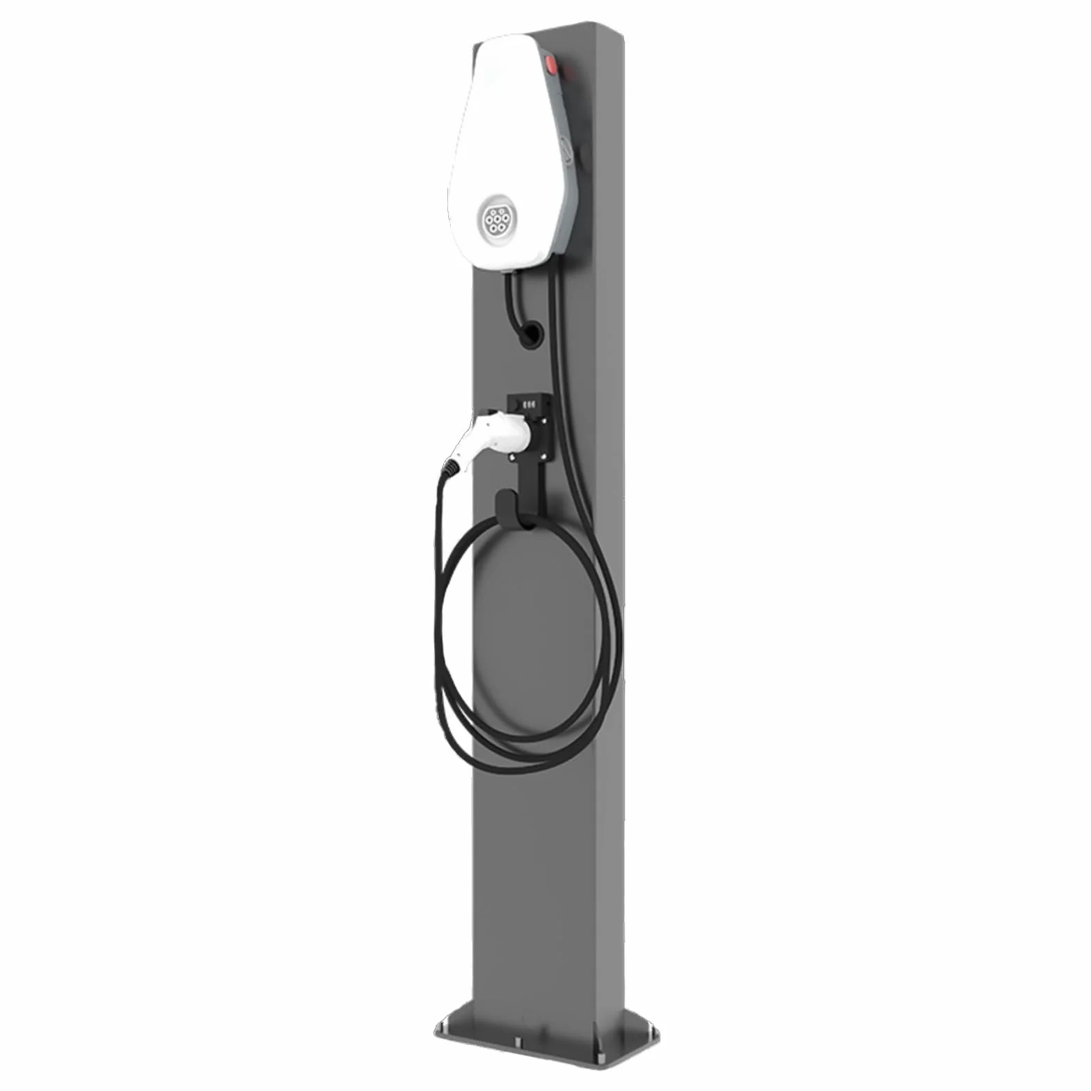 Podstawka pod ładowarkę EV, zewnętrzna podstawka pod ładowarkę EV - wytrzymała, bezpieczna stacja ładowania, kompatybilna z 95% ładowarkami pojazdów elektrycznych, stabilna, pogrubiona podst