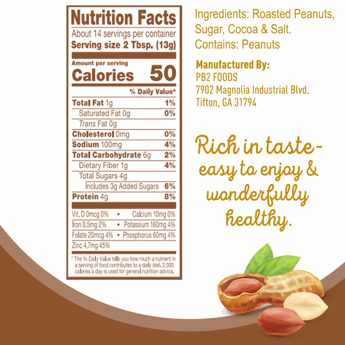 PB2 Original Powdered Peanut Butter With Cocoa 184g