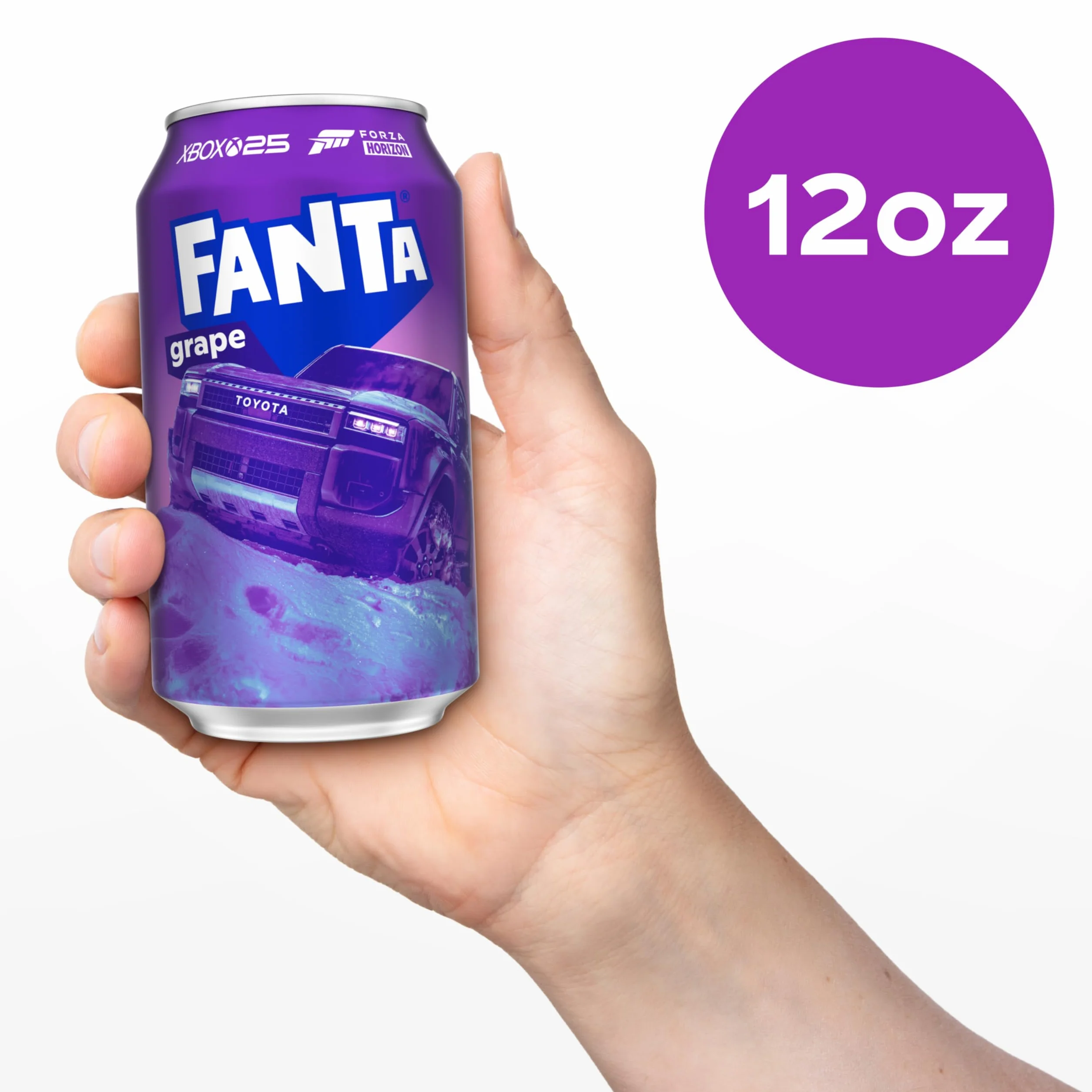 Fanta Grape 12 uncji (355 ml) - 24 opakowania