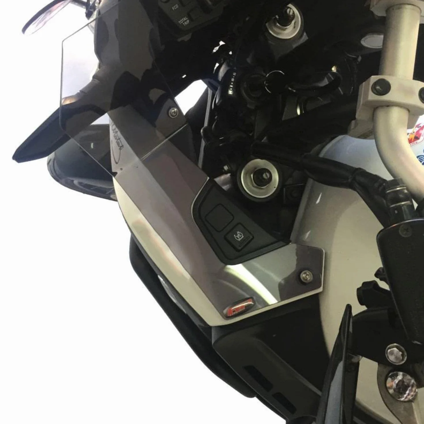 GP Kompozit Dla VFR1200 2012-2015 kompatybilny spojler boczny owiewka czarna
