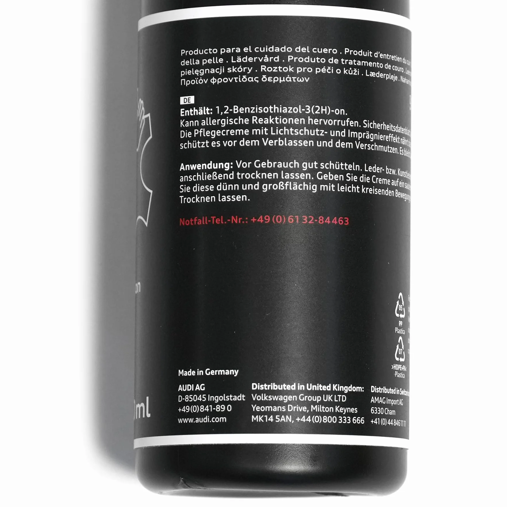 Audi 89A096306 środek do pielęgnacji skóry, 250 ml, środek do pielęgnacji skóry, impregnat