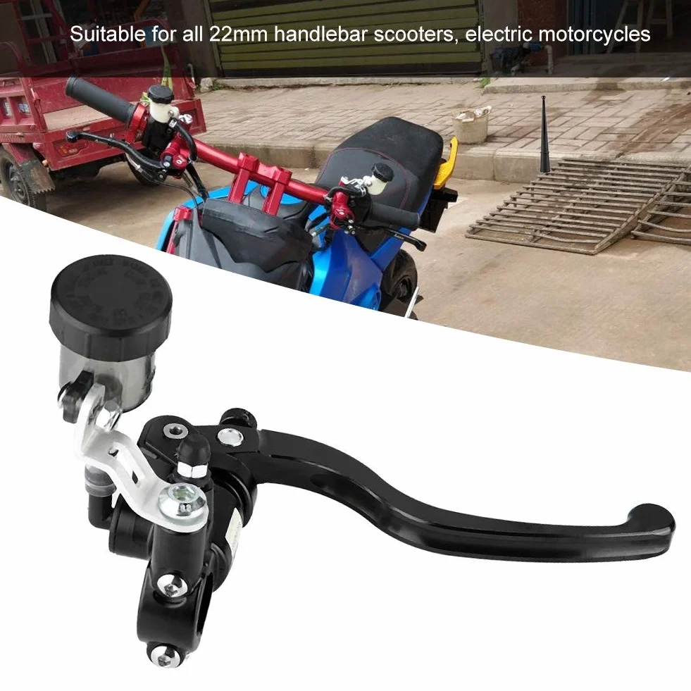 CNC Motorcycle Straight Push Brake Pump - Cylindry hamulcowe (prawe) Opcjonalna hydrauliczna pompa sprzęgła Stra (czarna)