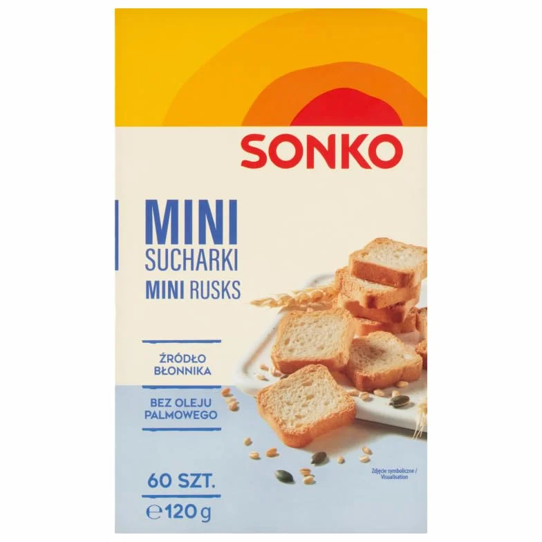 Sonko Mini sucharki 120 g (60 sztuk)