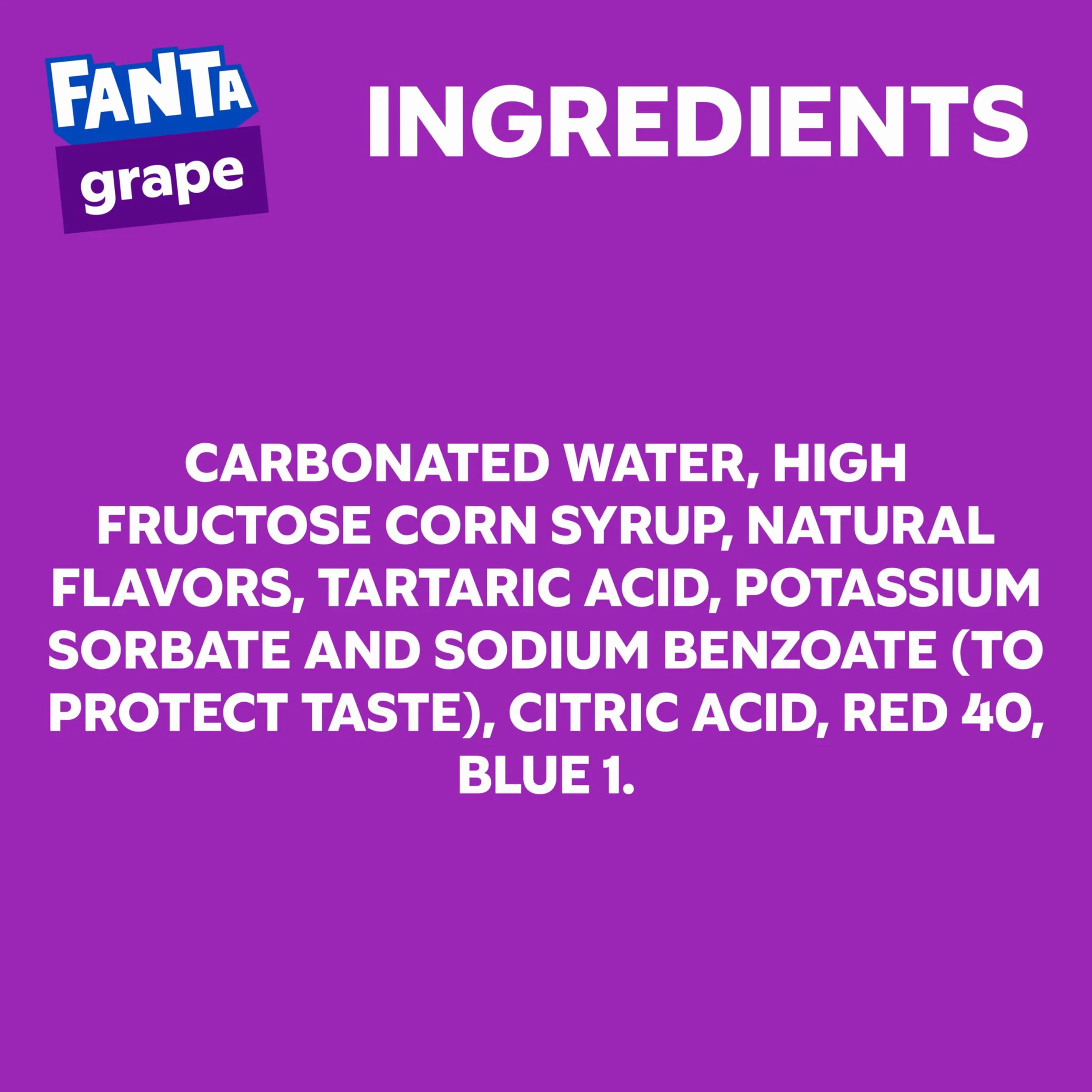 Fanta Grape 12 uncji (355 ml) - 24 opakowania