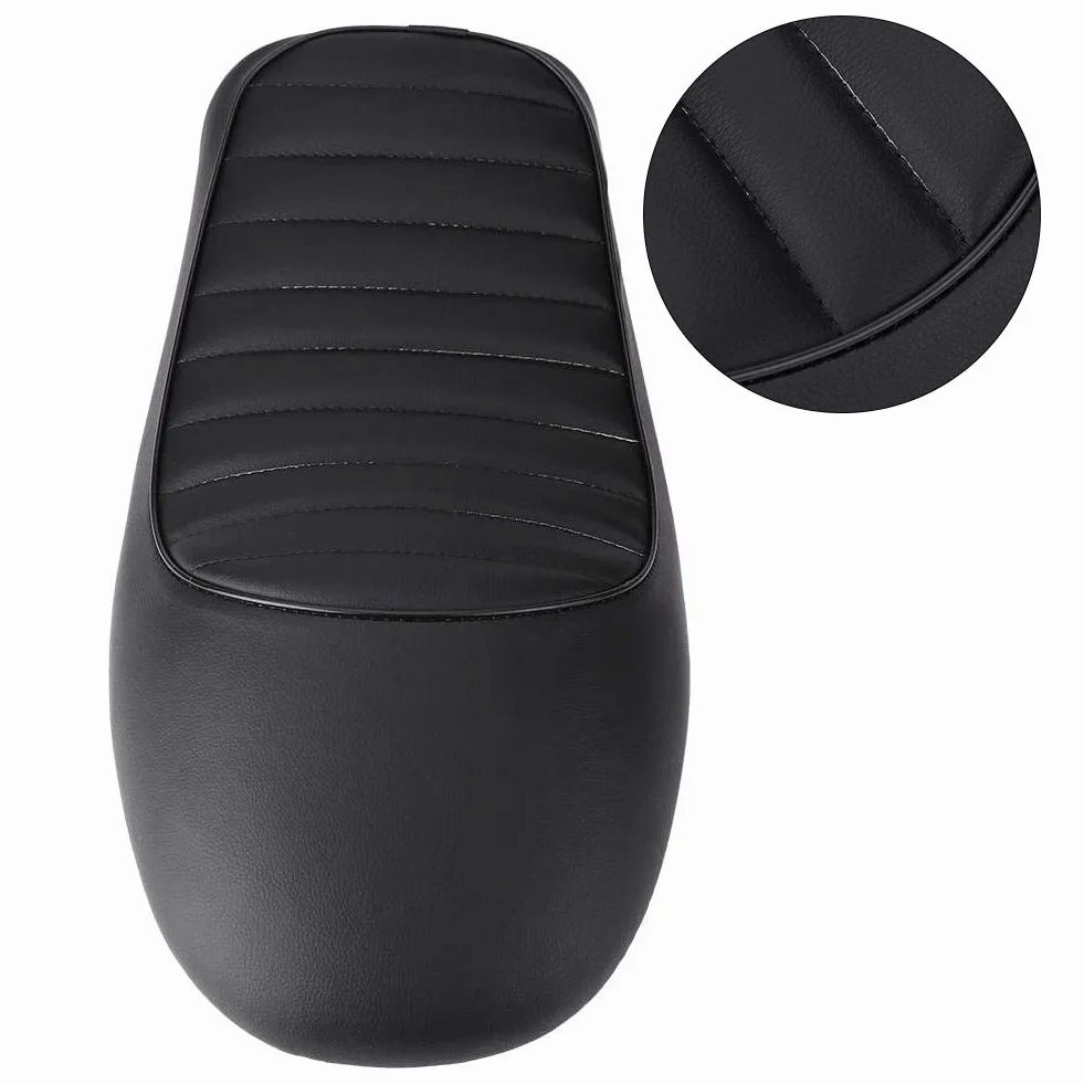 Skórzane siedzenie motocyklowe PU Leather Vintage Racer Flat Seat Cushion