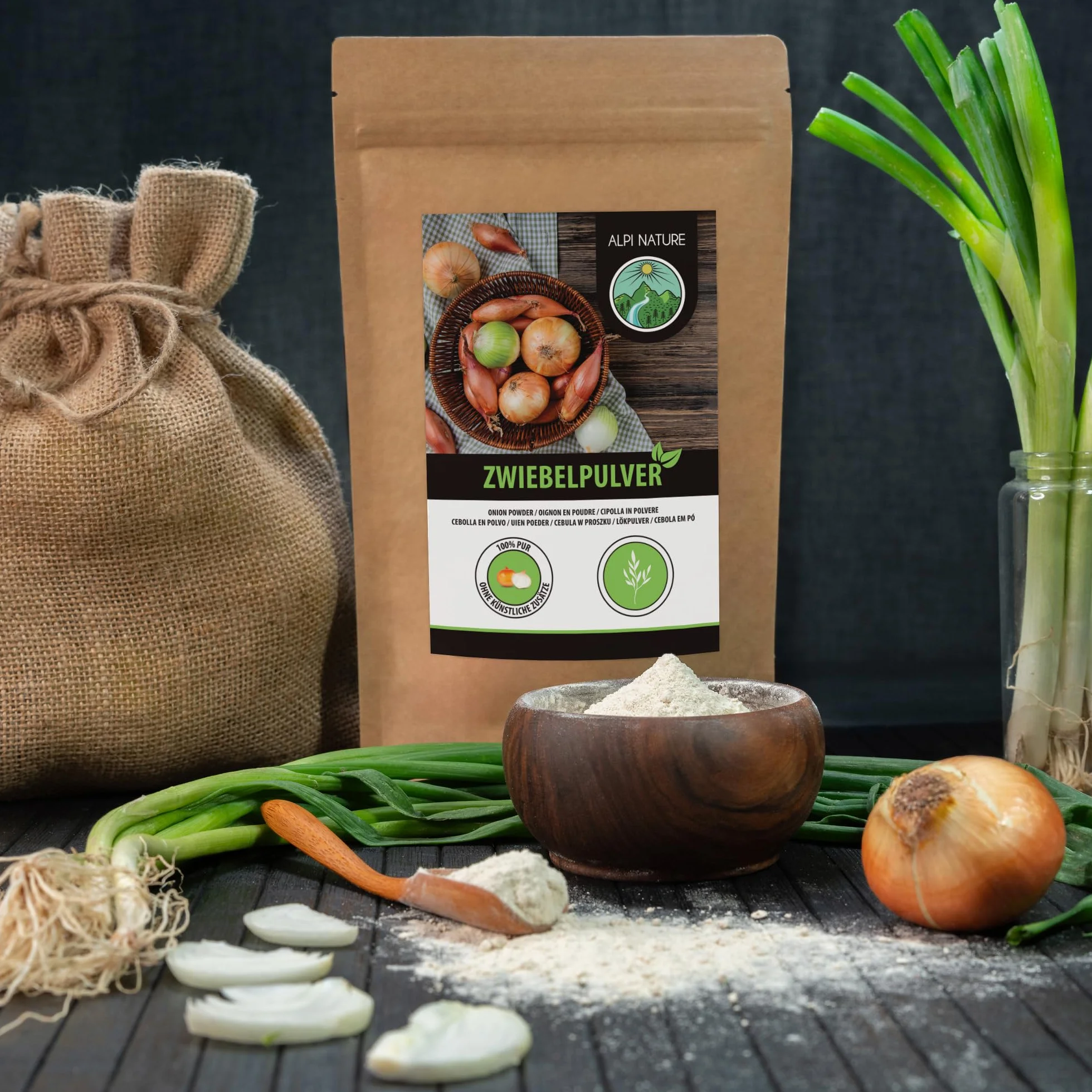 Alpi Nature Proszek Cebulowy 250g Mielona Suszona Cebula