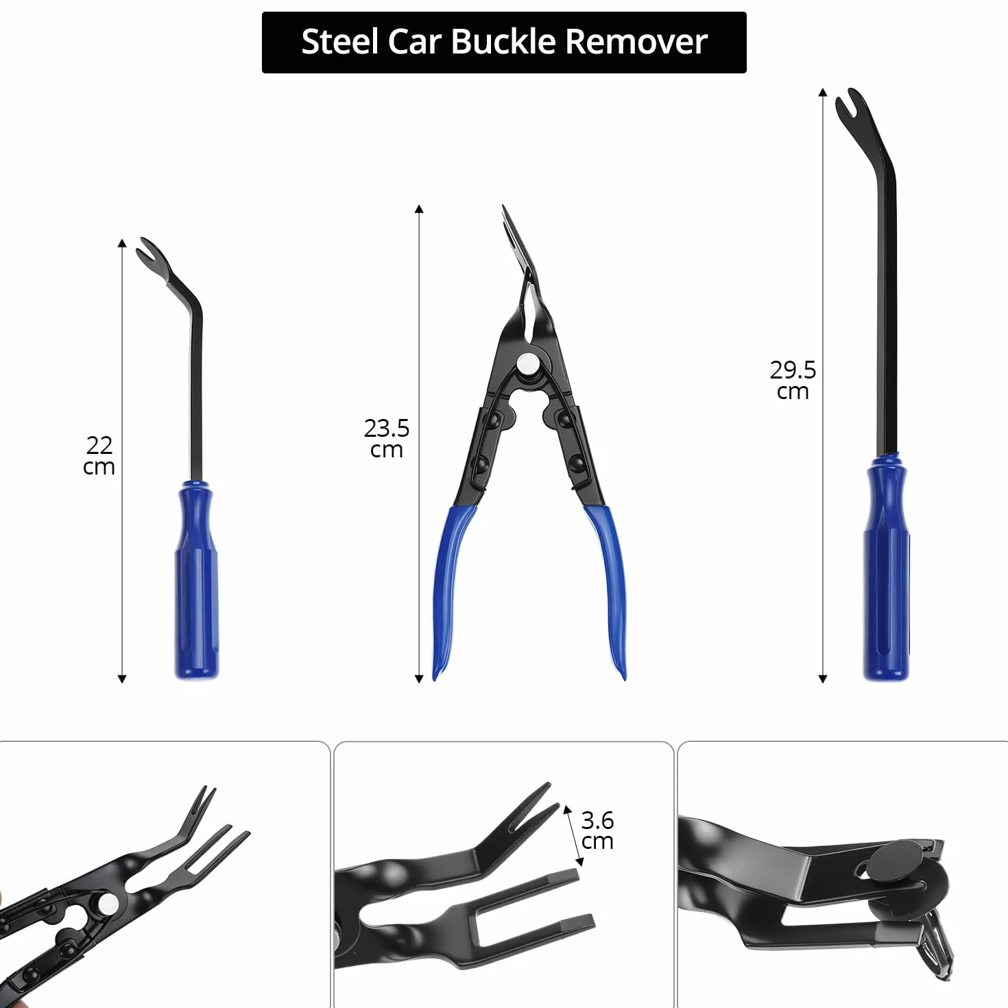 QWORK® 330 sztuk zestaw narzędzi do demontażu samochodu, narzędzie do instalacji wykładziny wewnętrznej samochodu, narzędzie dźwigniowe do wykładziny wewnętrznej