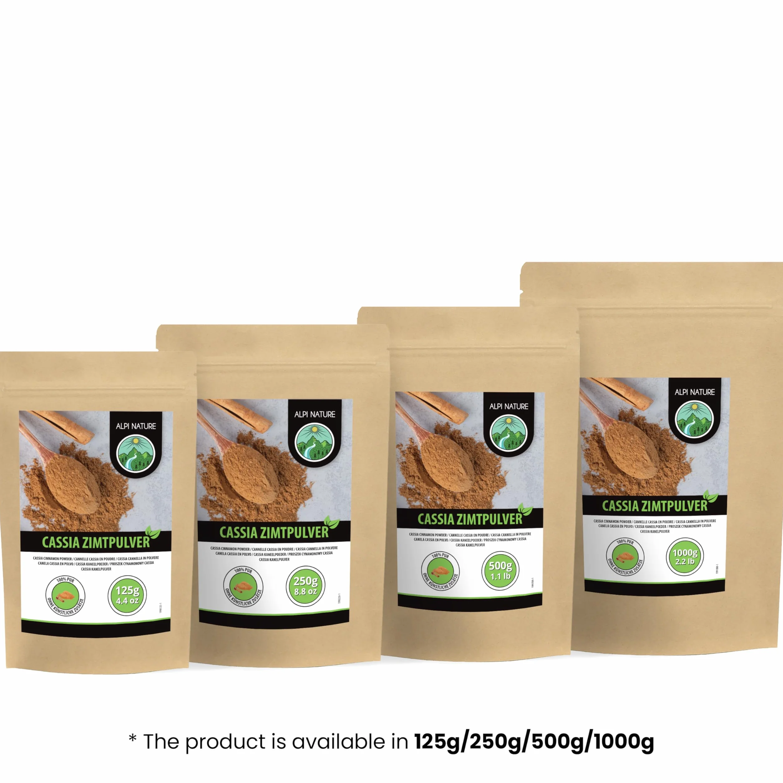 Alpi Nature Proszek Cynamonowy 500g, Mielona Kora Cynamonu Cassia