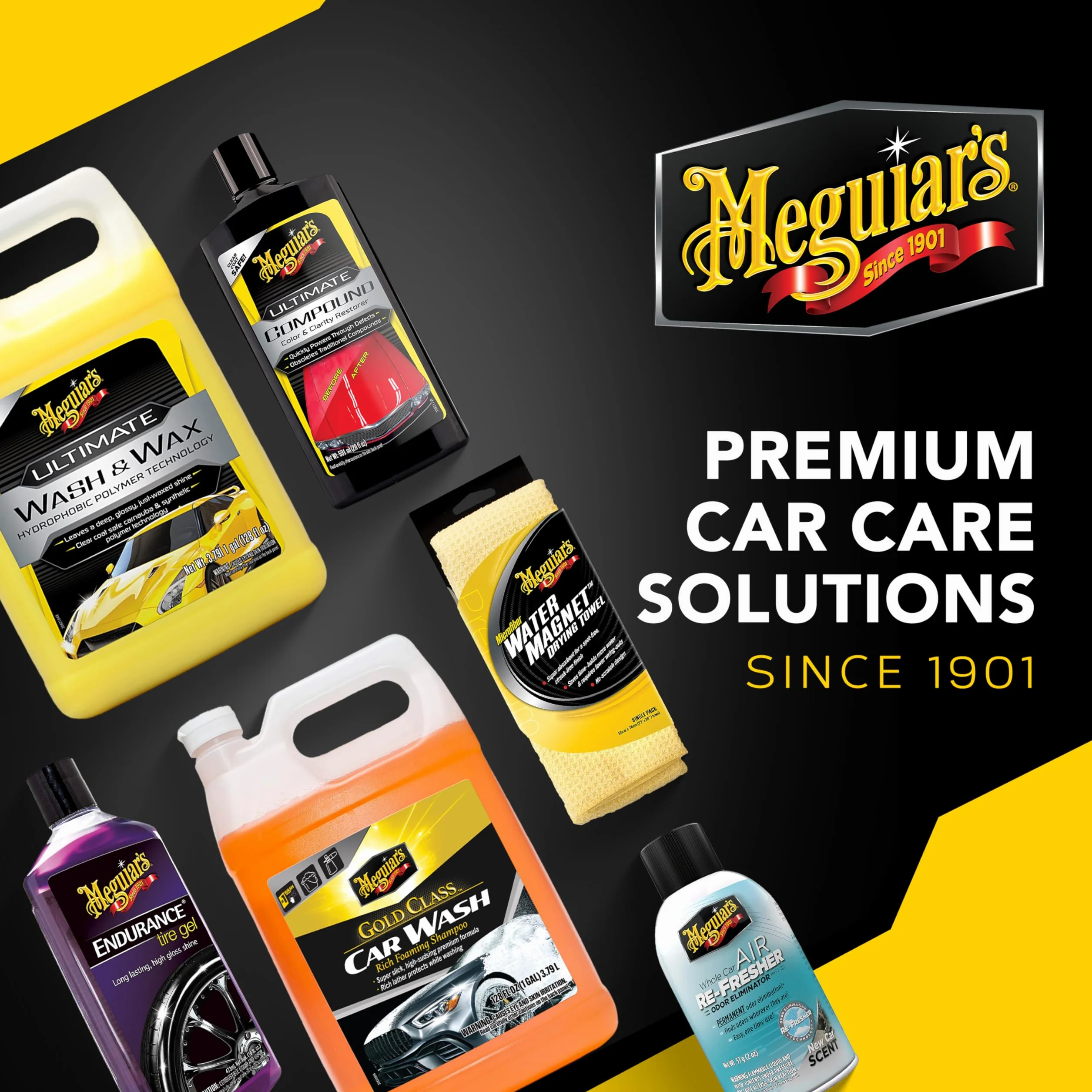 Meguiar's Ultimate Mycie bezwodne i Wosk do prania na sucho, 768 ml