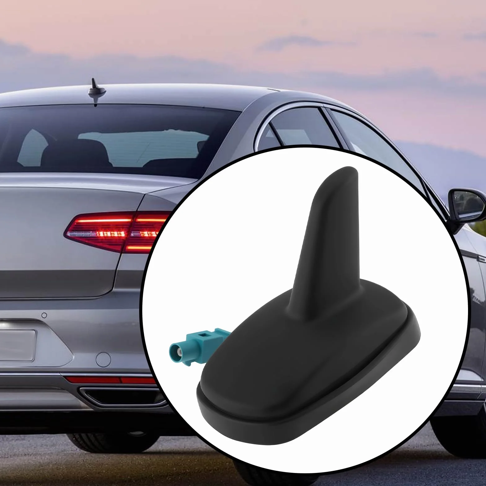 Antena dachowa do pojazdu 6,3 x 5,2 x 8,2 cm, kompatybilna z VW Golf 5 6, kompatybilna z Passat