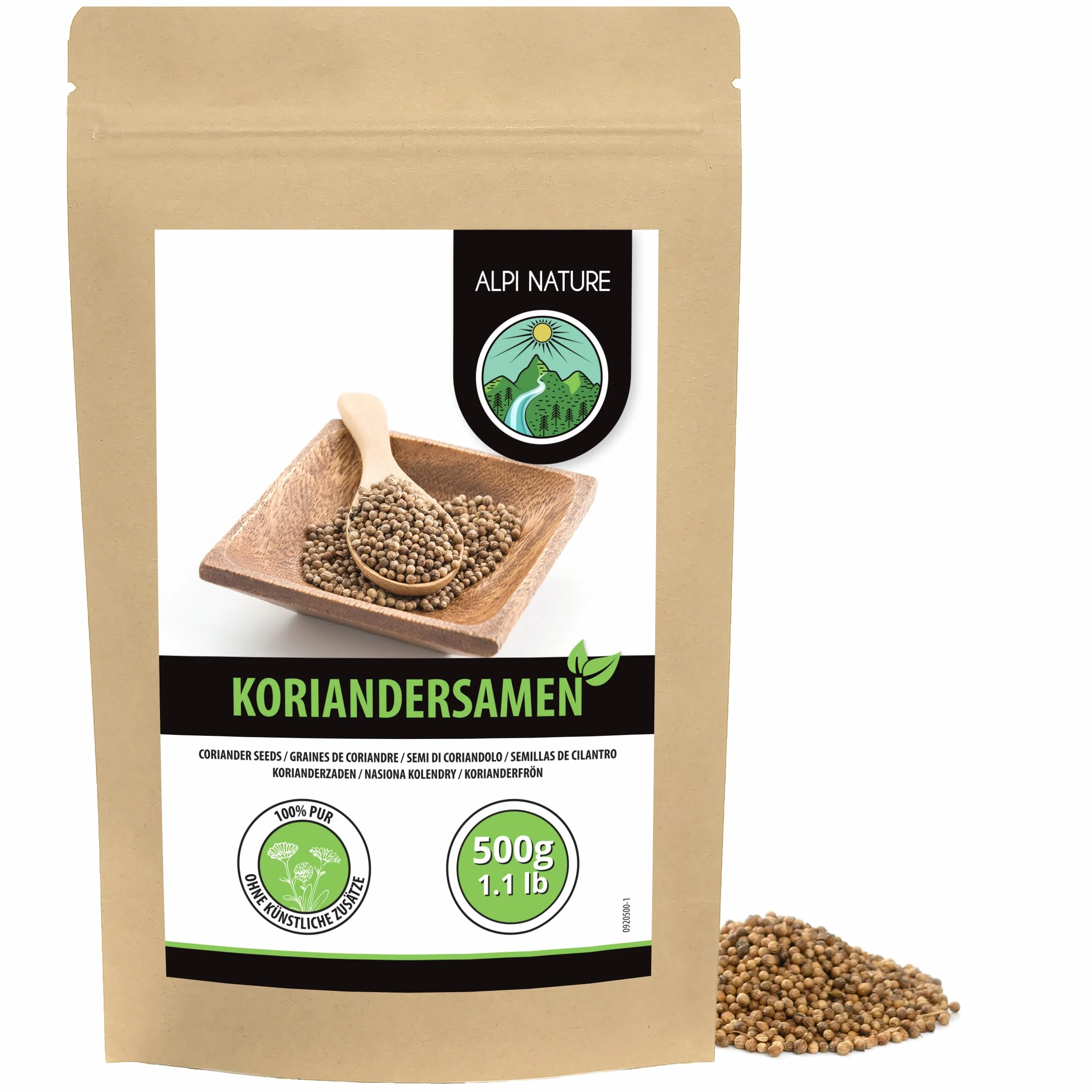 Nasiona kolendry 500 g naturalne całe wegańskie