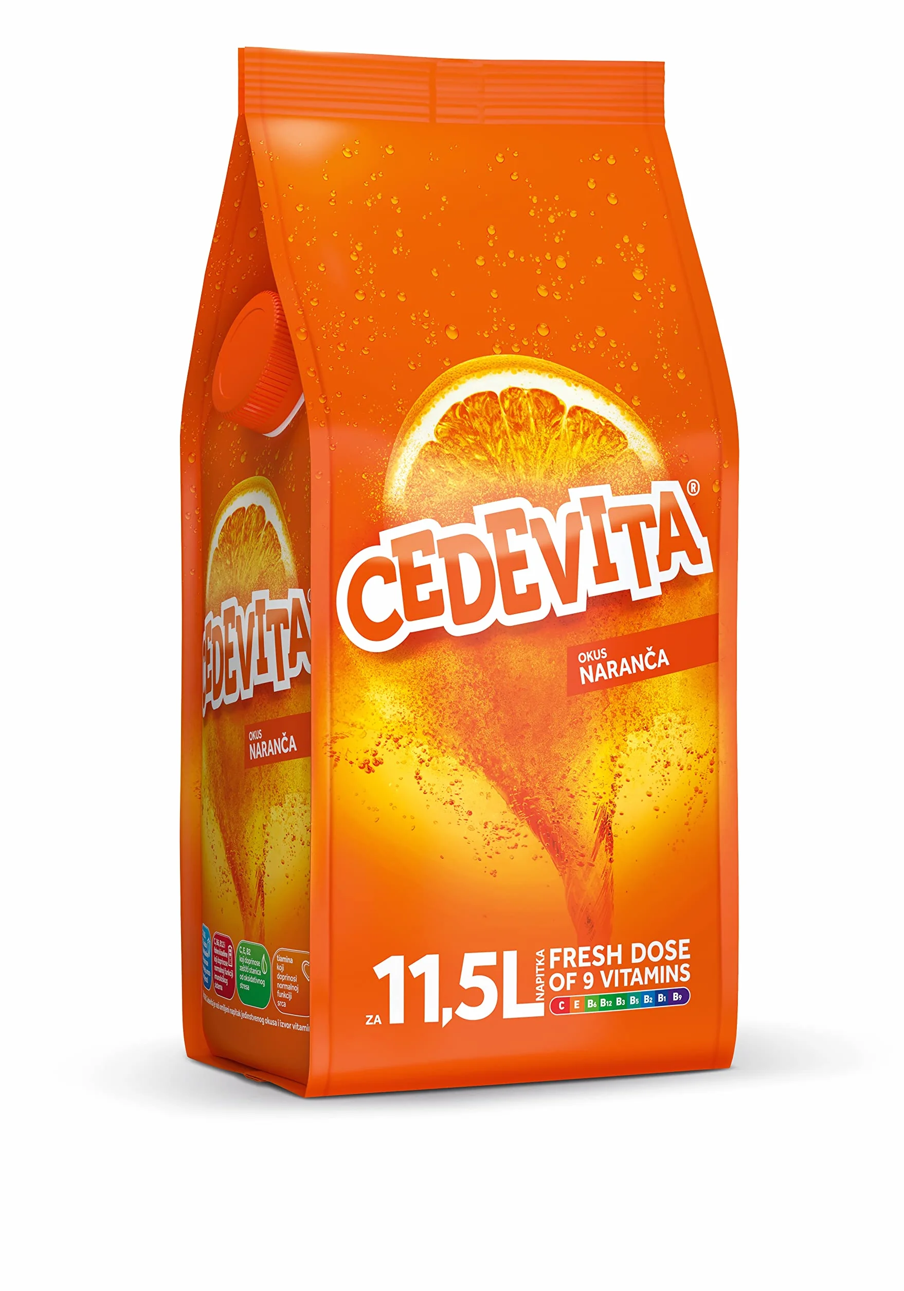 Cedevita Orange 9 witamin proszek do soku bezalkoholowego 11,5 l