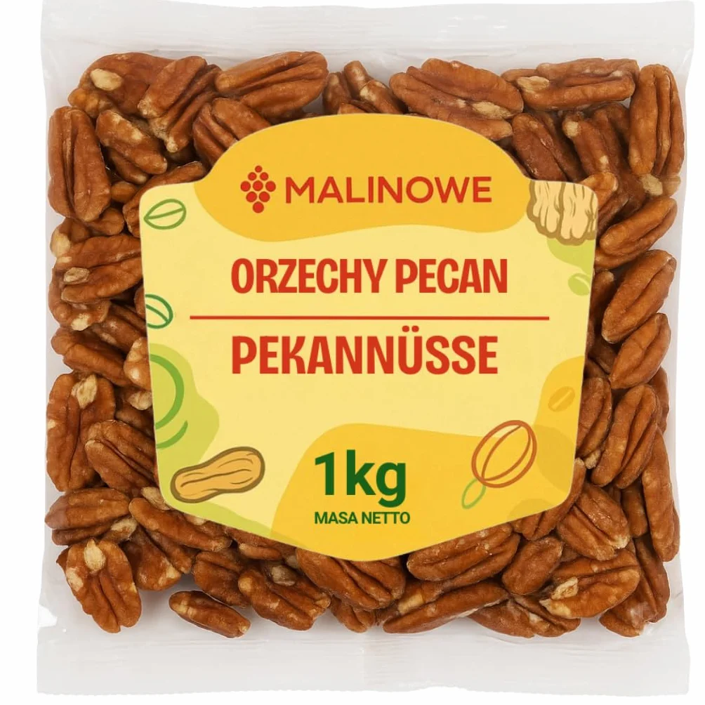 Orzechy Pekan 1kg Malinowe