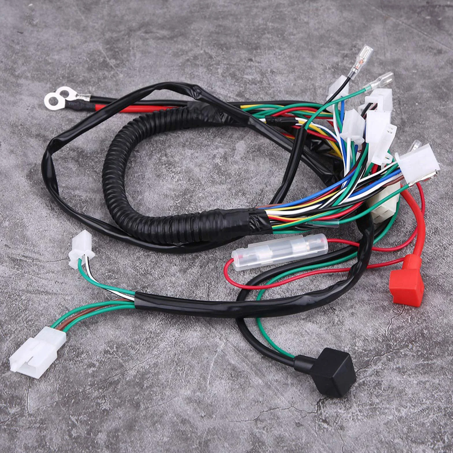 110 cm³ ATV wiązka przewodów 50 70 90 110 cm³ Cdi Kabelbaum Kabelsatz ATV Elektrostarter Quad Quad 125Ccm Z Pule Z Pule Racing Cdi Z Pu