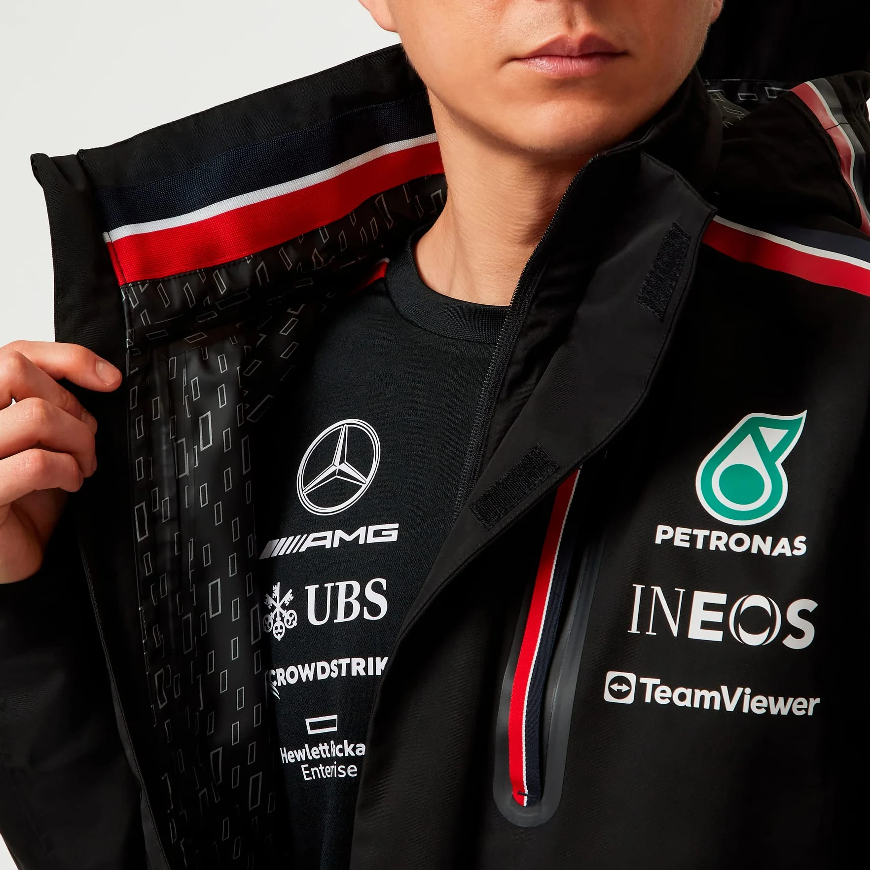 Mercedes AMG Petronas Formula One Team - 2023 Team kurtka przeciwdeszczowa