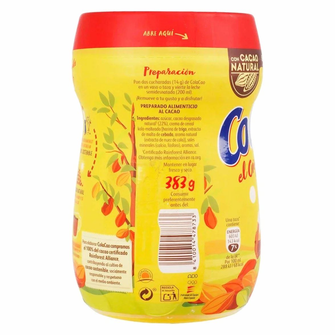 COLACAO Oryginalny gorący napój czekoladowy 390 g