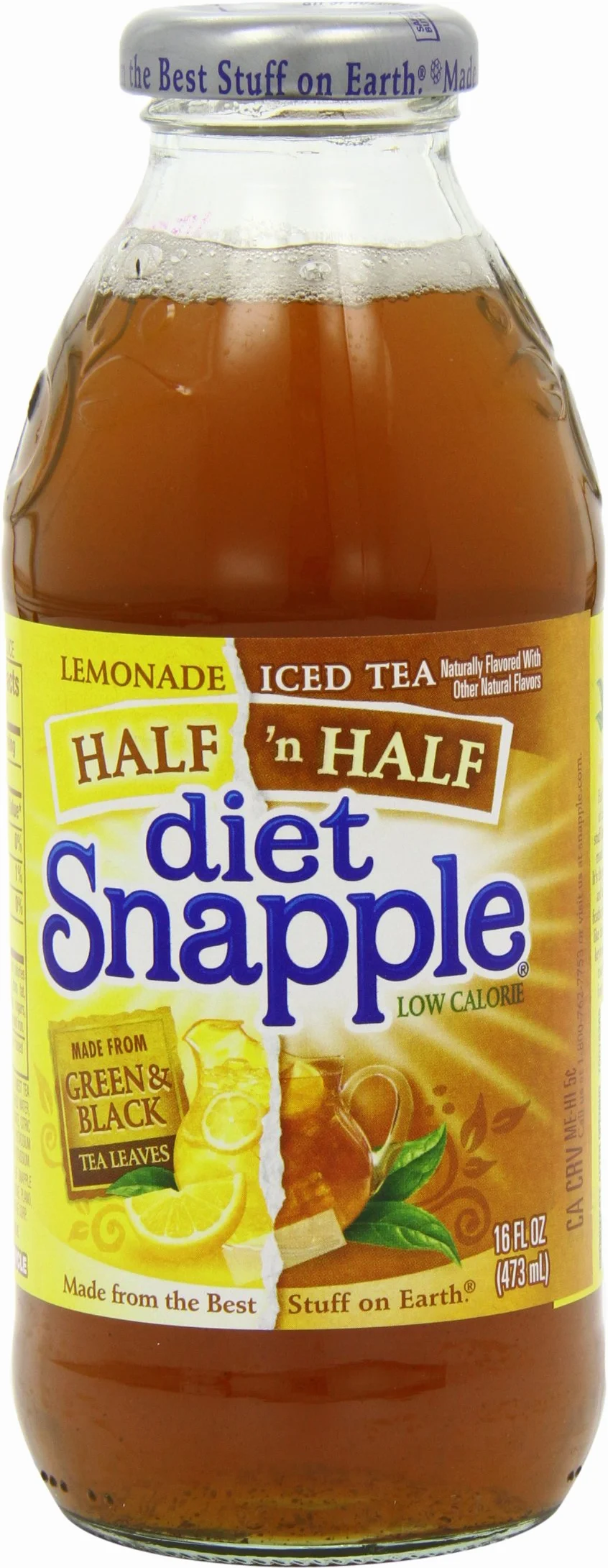 Snapple Diet Half Lemonade i mrożonej herbaty, 473 ml (opakowanie 6 szt.)