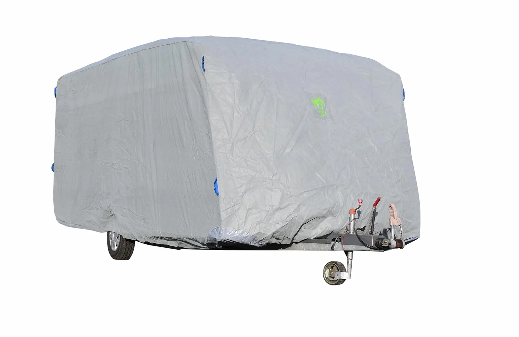 GreenYard® Pokrowiec na przyczepę kempingową lub kamper | Rozmiar M 550 x 250 x 220 cm | Osłona kempingowa | Ochrona przed kurzem i wilgocią | Oddychający | Trwały