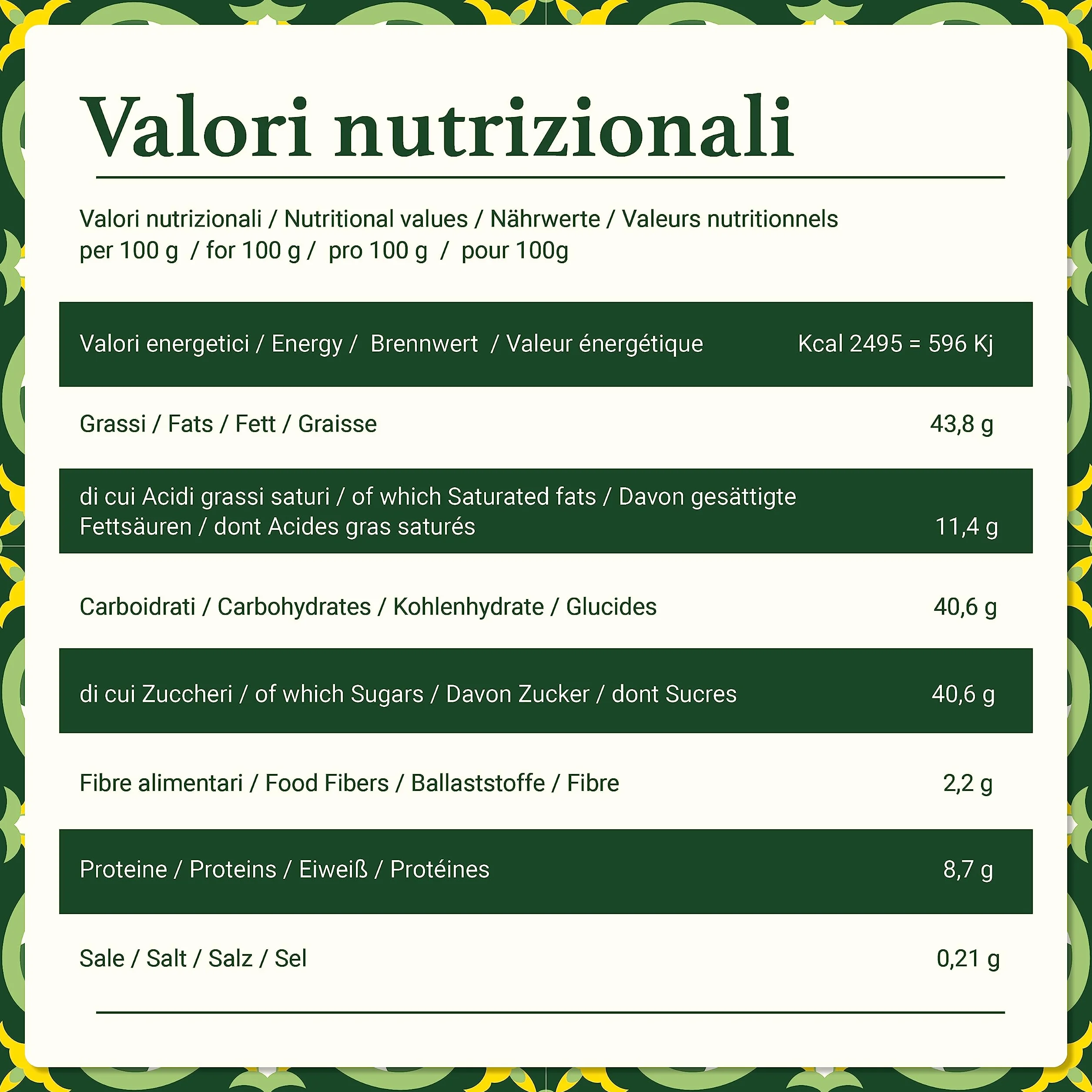 Crunchy Pistachio Cream 200 g Italian Artisan Gourmet Food