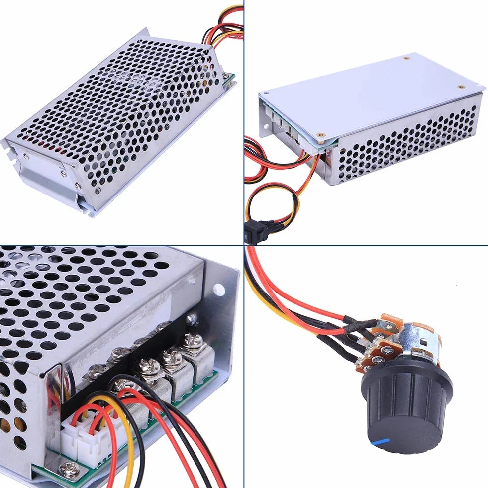 Regulator Prędkości Silnika DC, 10V-50V 100A, Sterowanie Napięciem, do Silnika Chłodniczego, Klimatyzacji Samochodowej, Dmuchawy Spalinowej