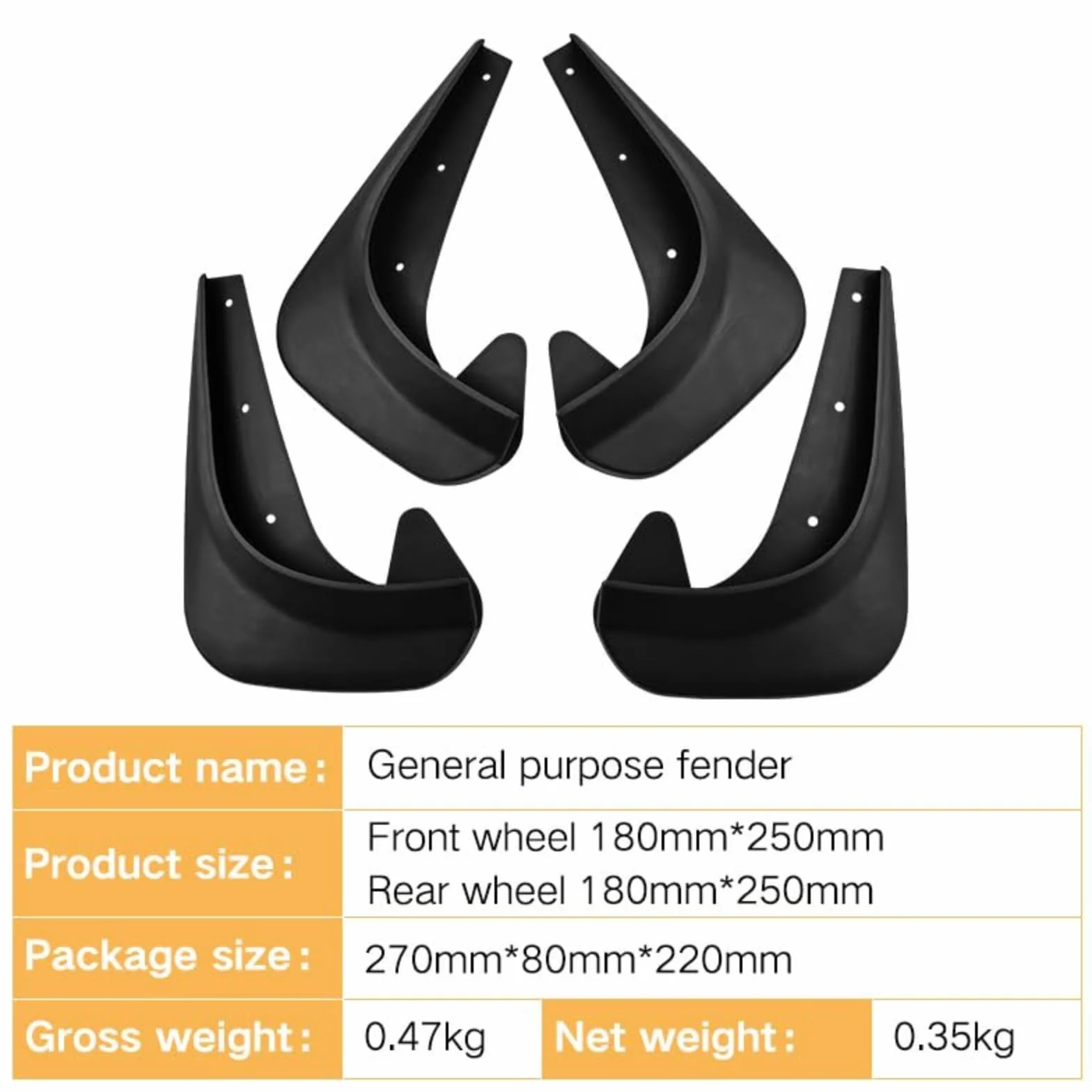 4 szt. Błotniki samochodowe dla Opel Corsa F/Corsa-e MJ22/Corsa Edition/GS Line 2019-2023 2024 2025 bryzgoszczelne przednie tylne błotniki automatyczne bez wiercenia łatwa instalacja
