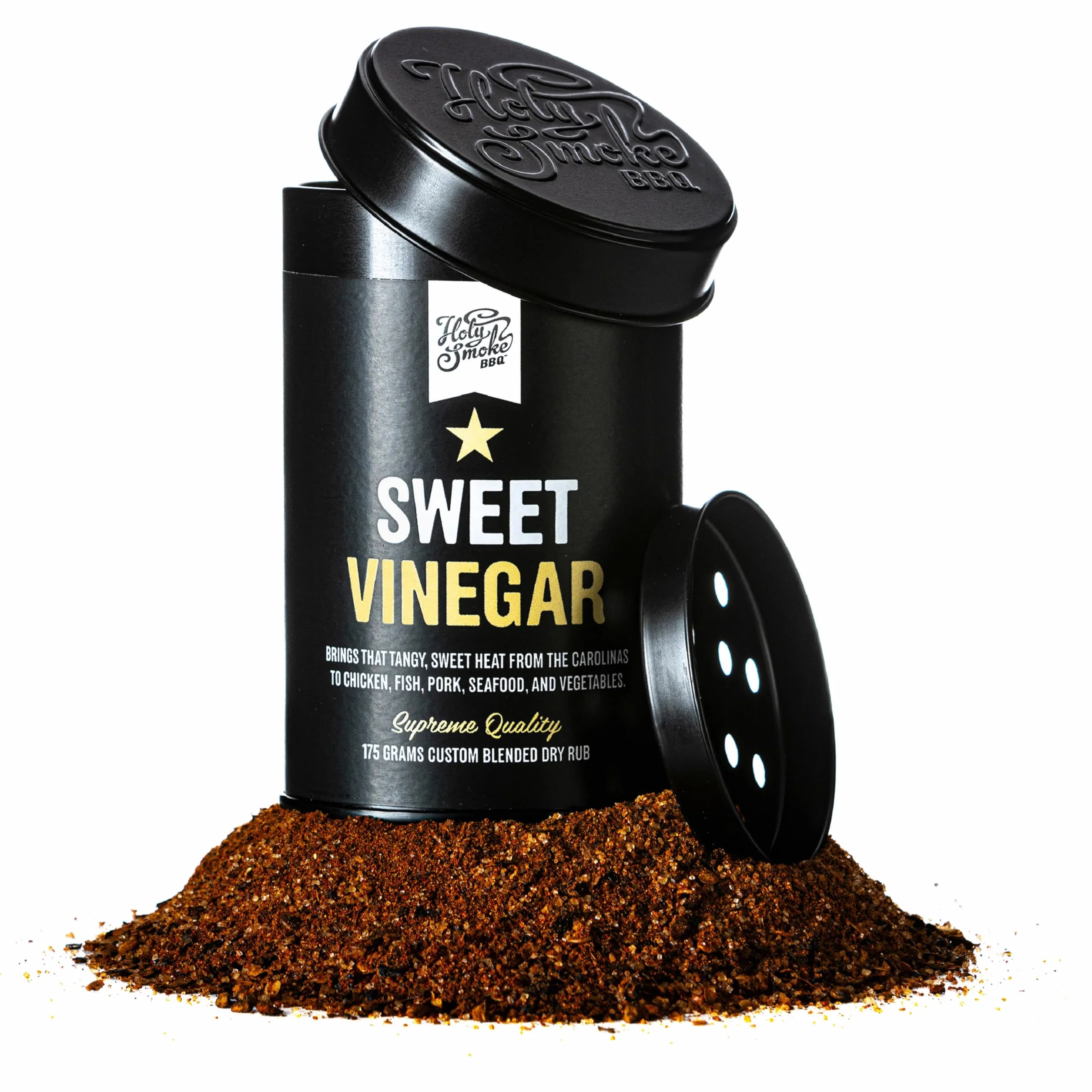 Sweet Vinegar BBQ Rub Naturalna Mieszanka Przypraw BBQ w Stylu Karoliny Przyprawa do Mięsa Kurczaka Wieprzowiny i Steków Zioła i Przyprawy do Grillowania 175g