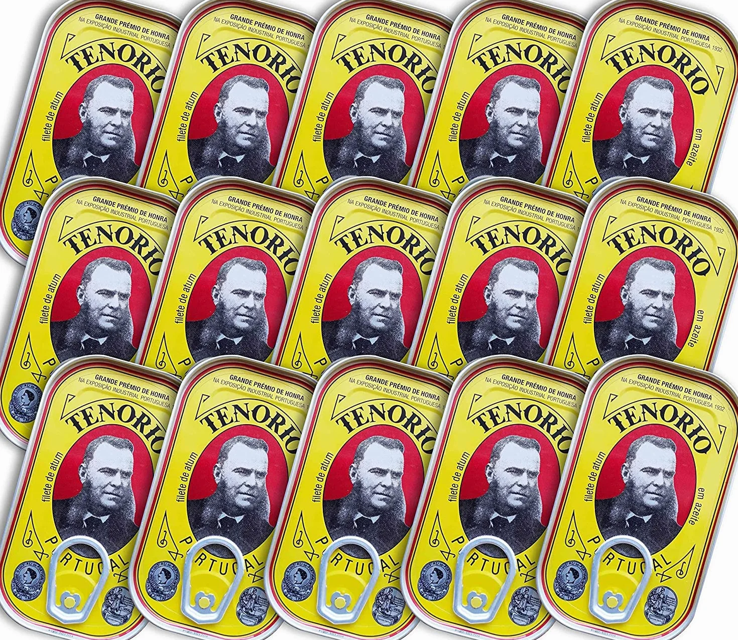 Tenorio Filety z tuńczyka w oliwie z oliwek 15 x 120 g - Omega-3 - jakość premium | Portugalia