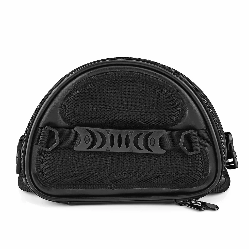 Torba Motocyklowa, Sportowa Wodoodporna Torba do Przechowywania na Tylnym Siedzeniu, Torba na tylną klapę Motocykla na Telefon, Klucze, Rękawiczki, Czarna Pasuje do Większości