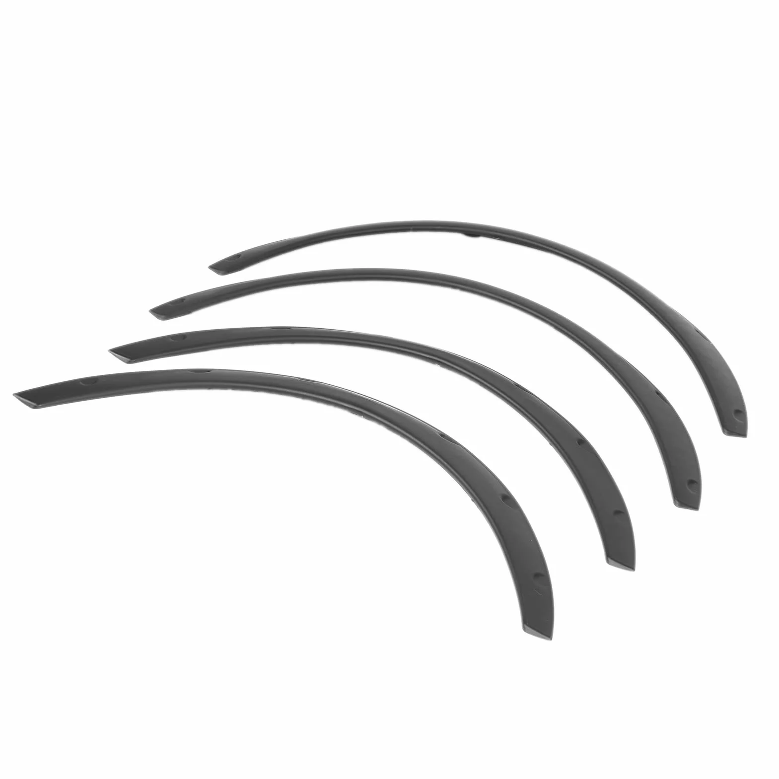 Acouto 4 szt. Osłona Przeciwbłotna do Brwi Koła Elastyczny PP Poszerzone Nadkola Wargi Uniwersalne do Samochodów Inne Uszkodzenia Wysoka jakość Piasku Uniwersalny PP Premium Przed Zadrapaniami