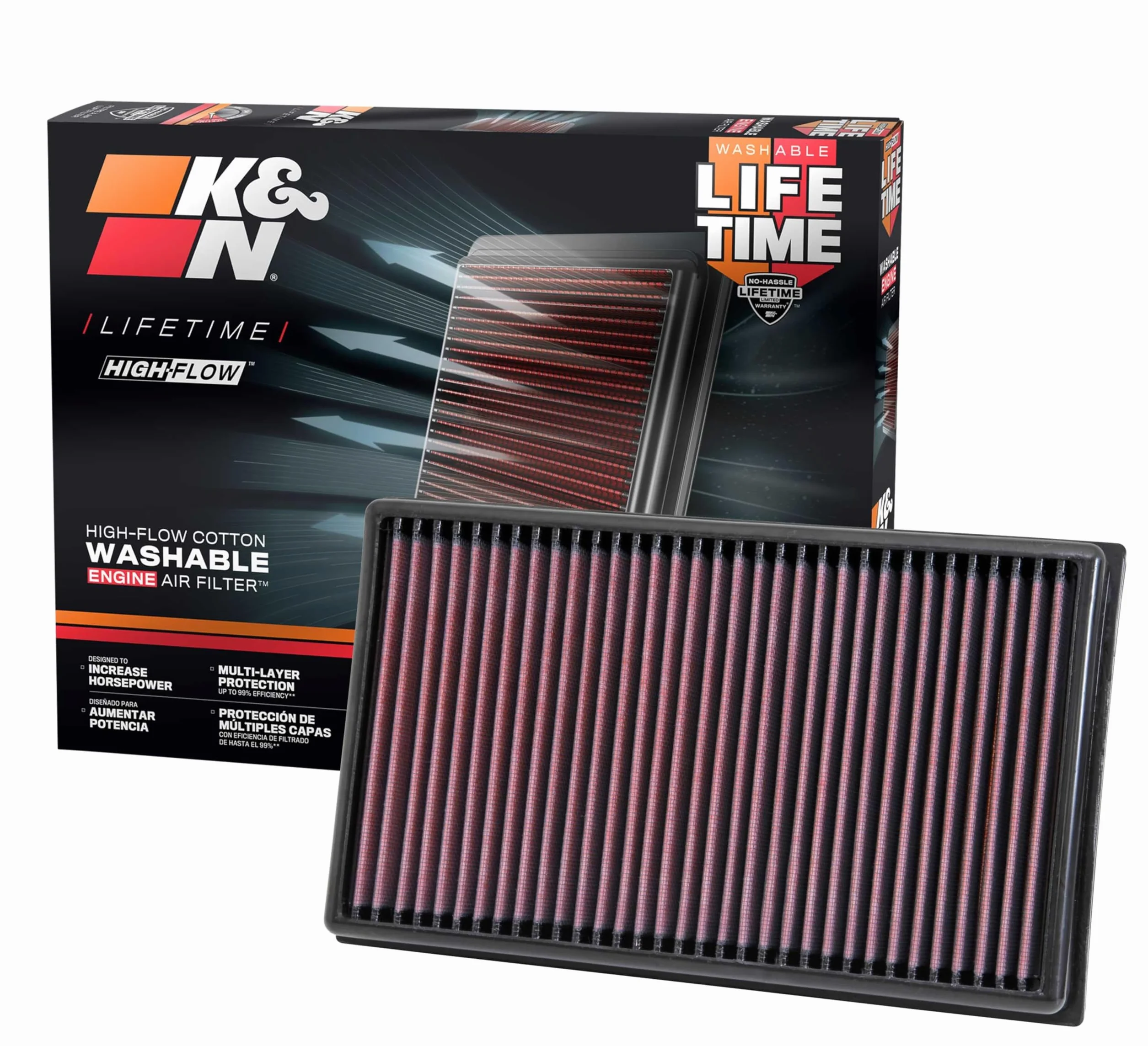 K&N 33-3005 Filtr Powietrza Silnikowy