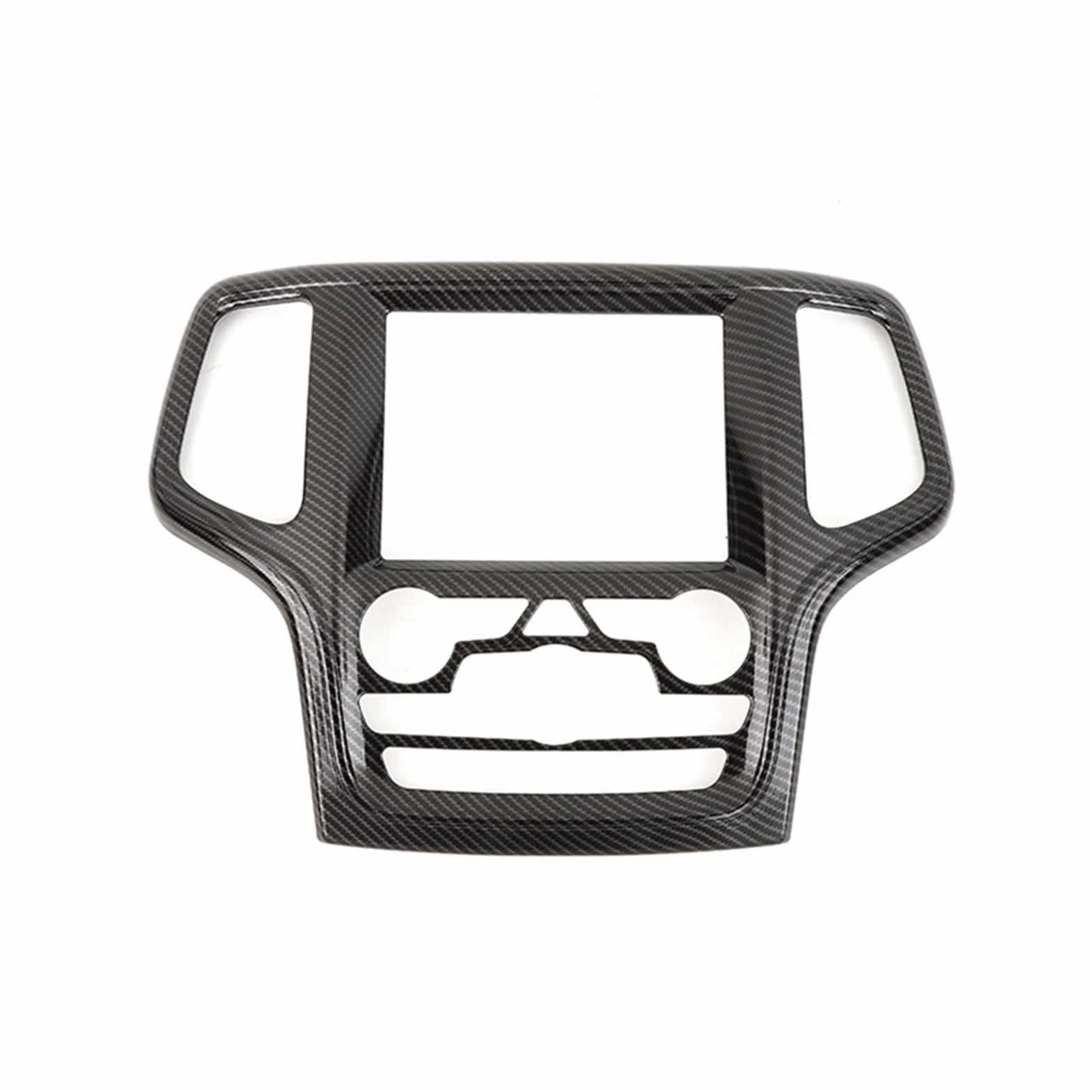 1 sztuk styl sportowy nawigacja samochodowa gps osłona panelu tapicerka pasuje do Jeep Grand Cherokee 2014-2018 Auto akcesoria do wykończenia straż zestawy naklejek